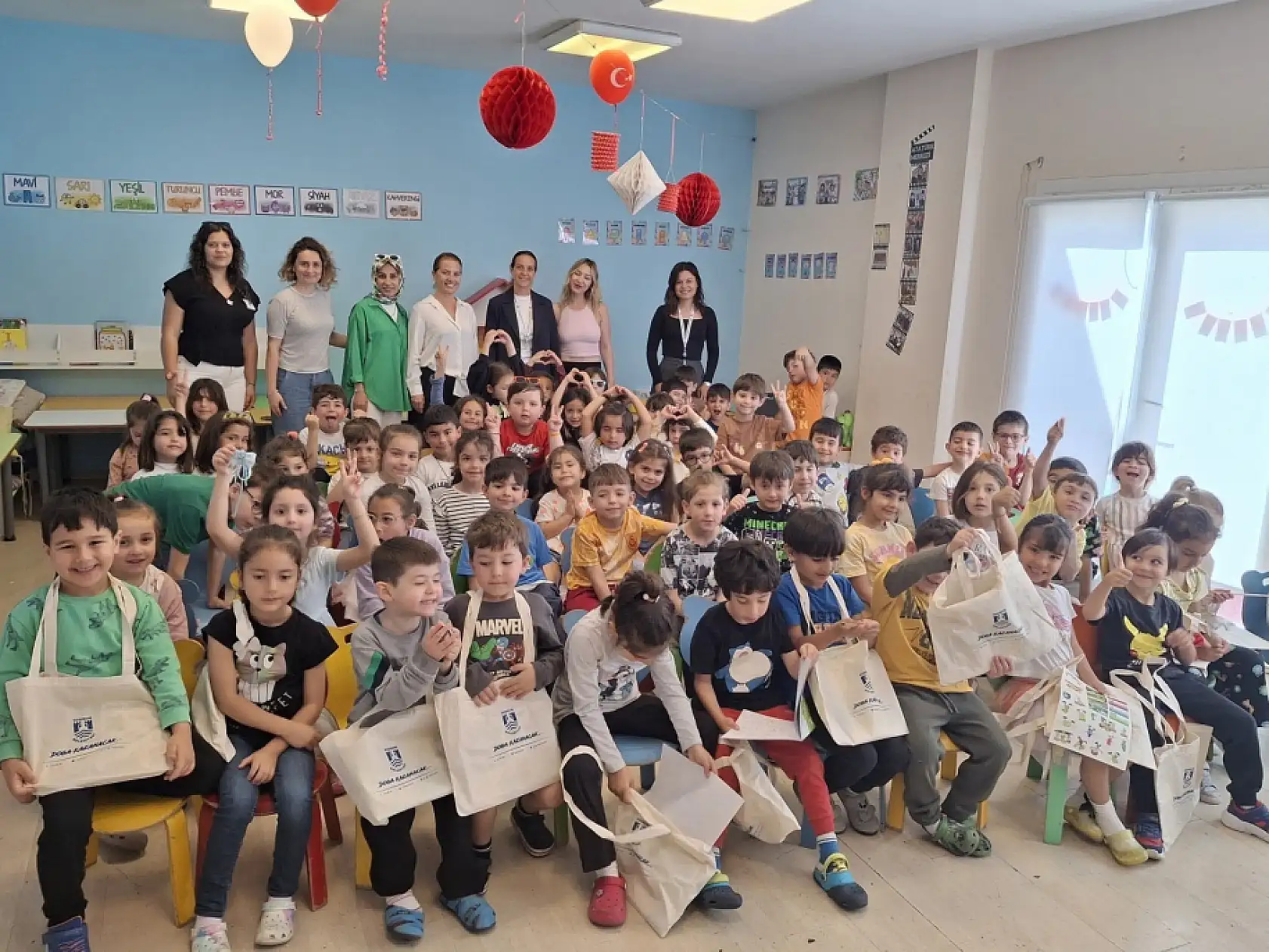 Bodrum'da anaokulu öğrencilerine sıfır atık eğitimi verildi