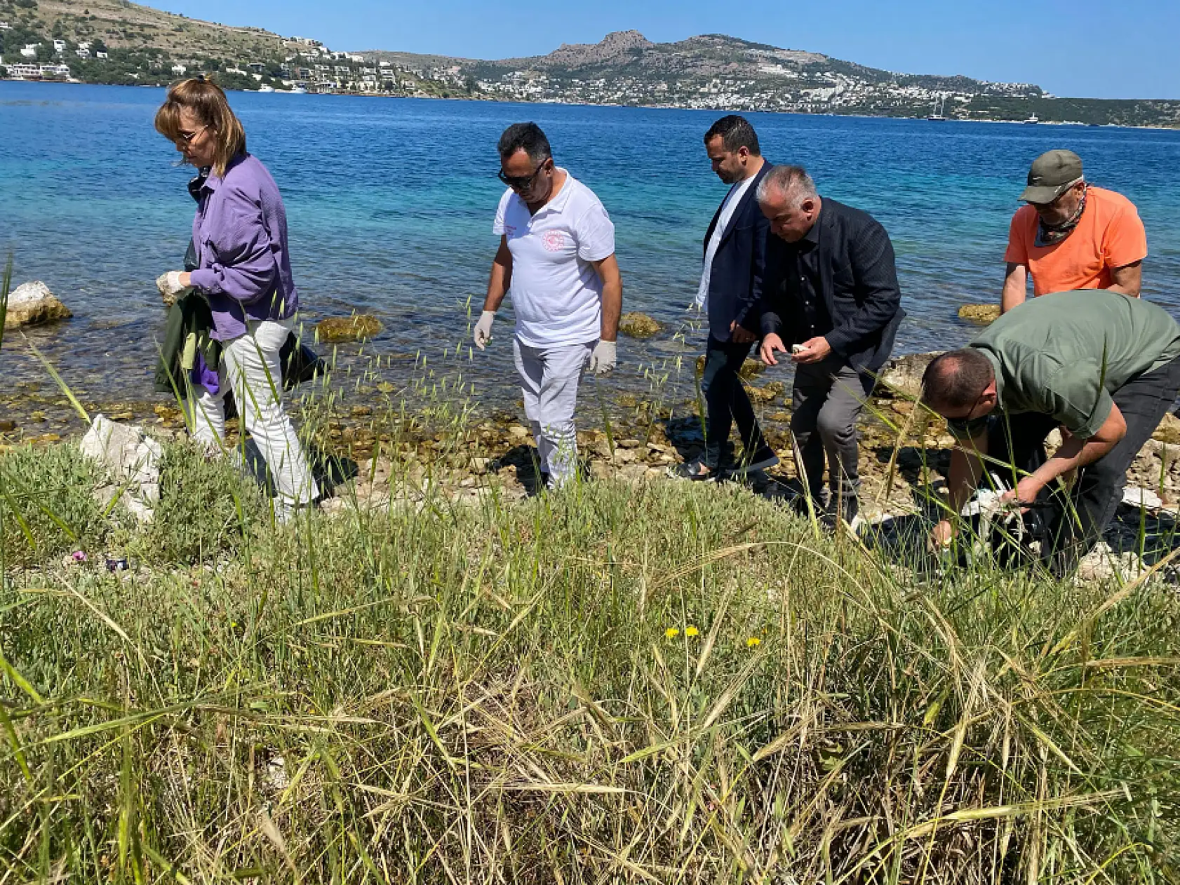 Bodrum'da deniz ve kıyı temizliği yapıldı