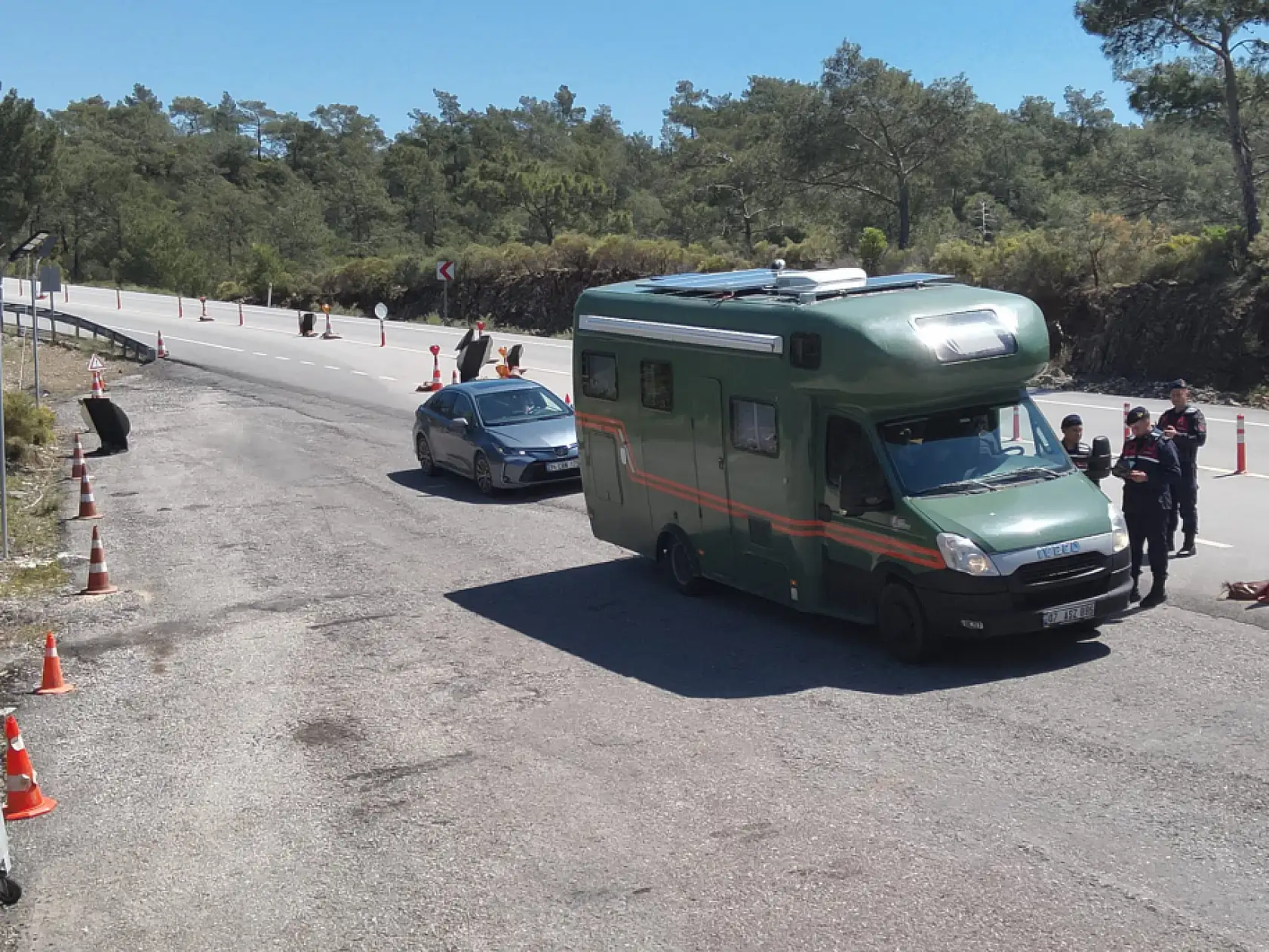 Datça'da jandarma denetimlerini sürdürdü