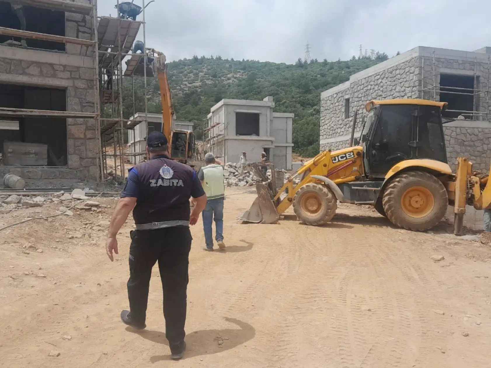 Bodrum'da inşaat yasaklarına uymayanlara para cezası kesildi