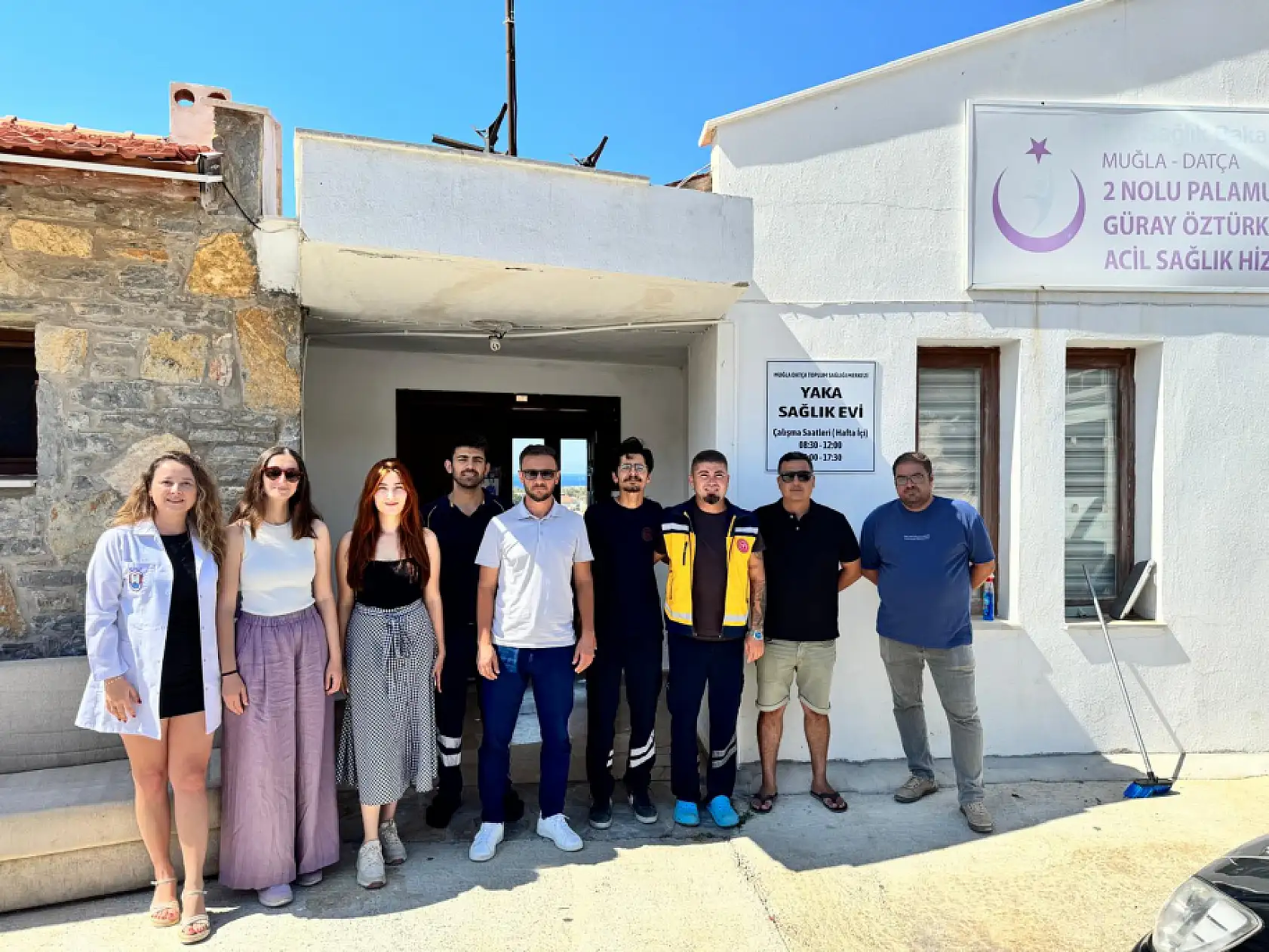 Datça'da tatilciler için geçici turizm polikliniği açıldı