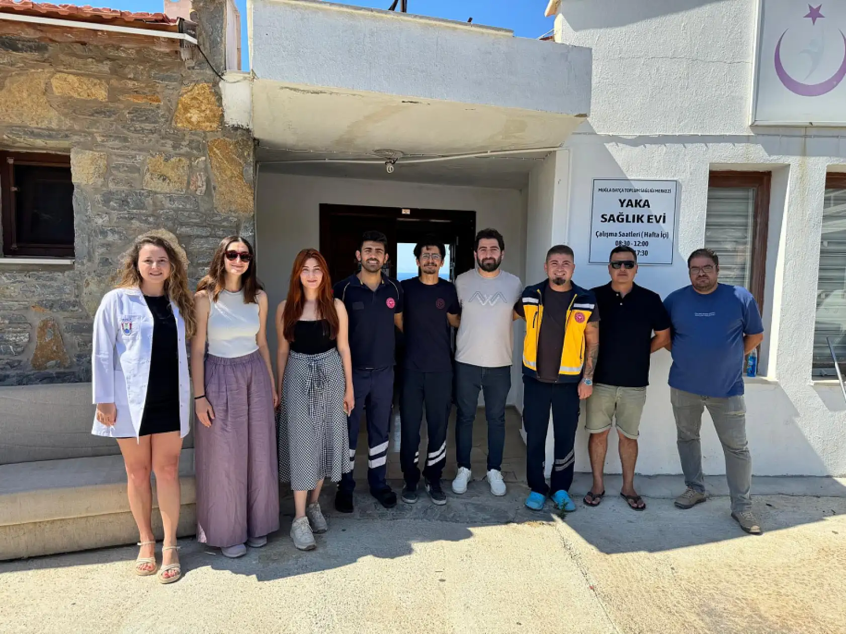 Datça'da tatilciler için geçici turizm polikliniği açıldı