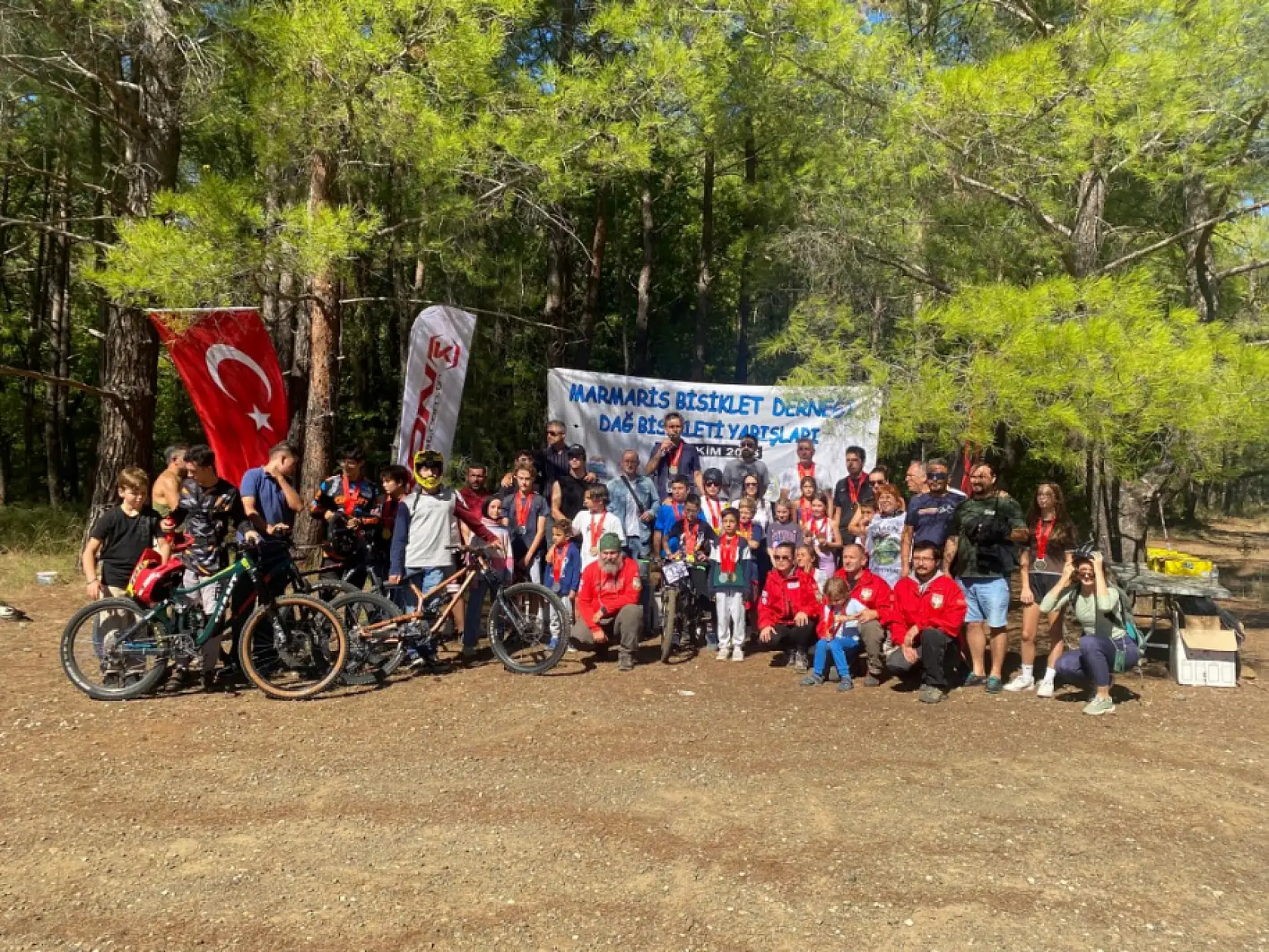 Marmaris Amatör Dağ Bisikleti Yarışları sona erdi