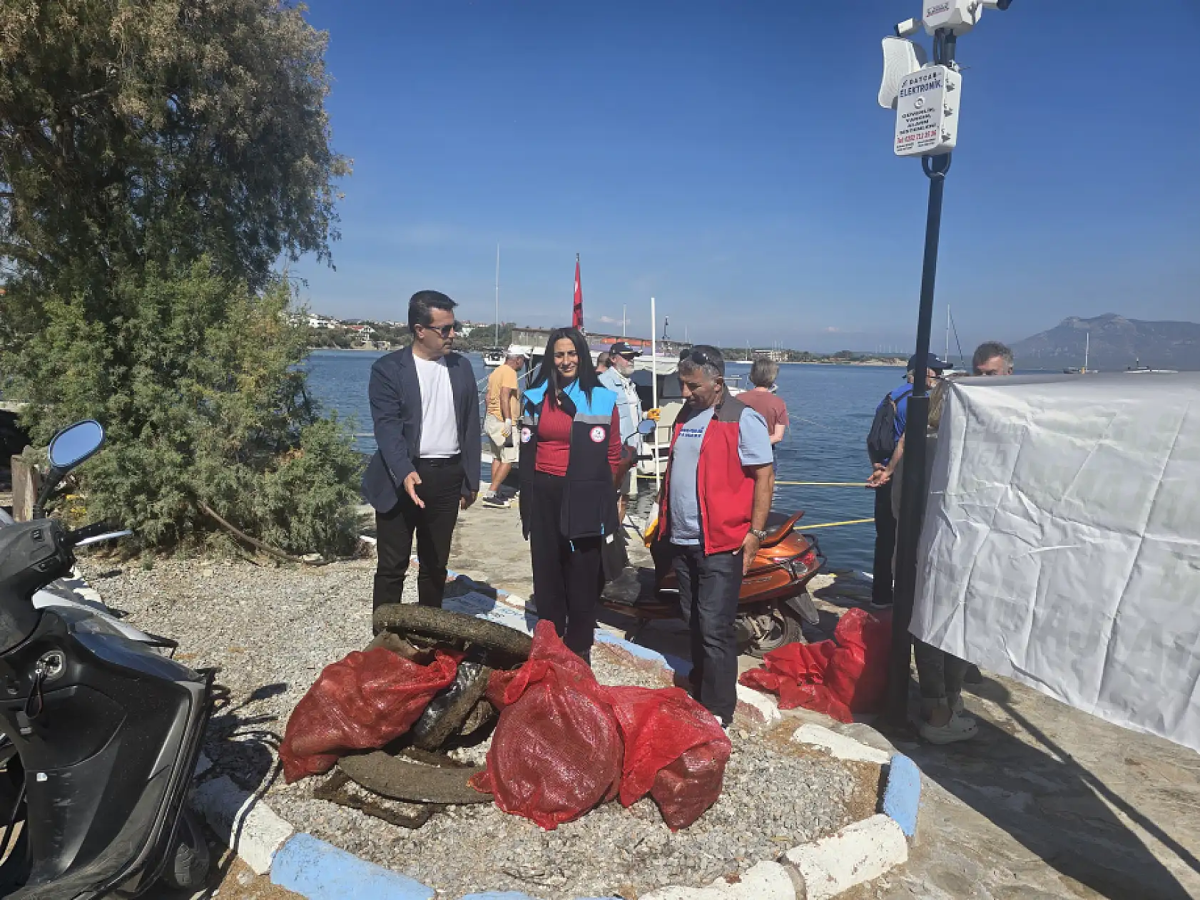 Datça'da deniz temizliği etkinliği düzenlendi