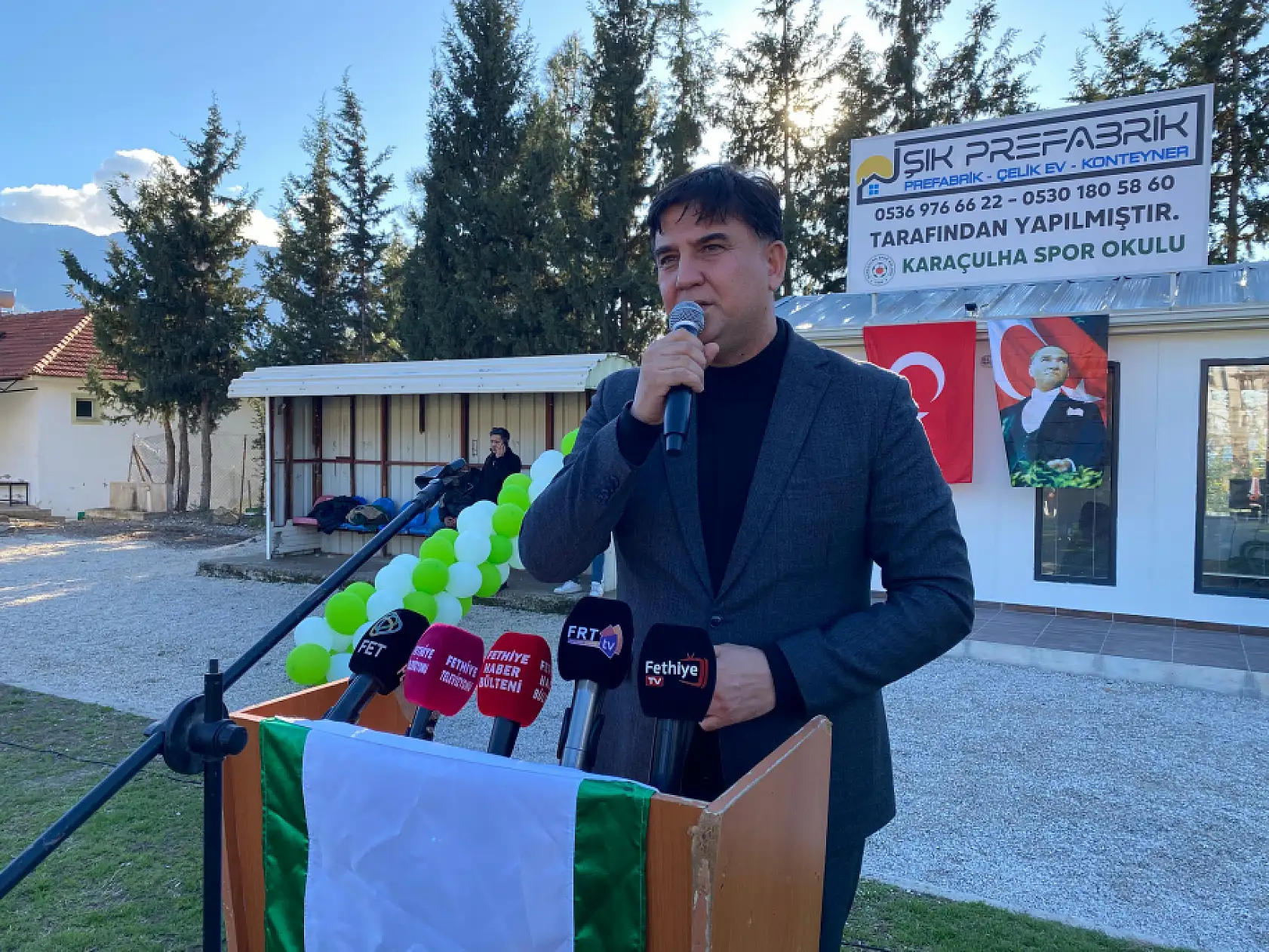 Fethiye'de Karaçulha Futbol Okulu Törenle Açıldı