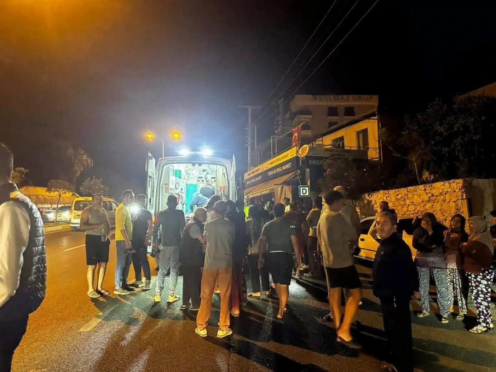 Tırın çarptığı kadın ağır yaralandı