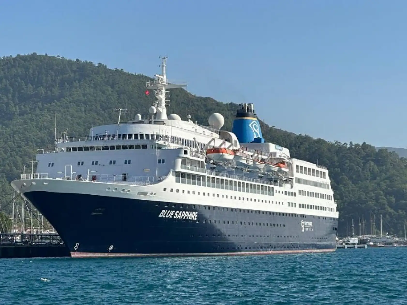 Dev yolcu gemisi bu kez yolcusuz geldi