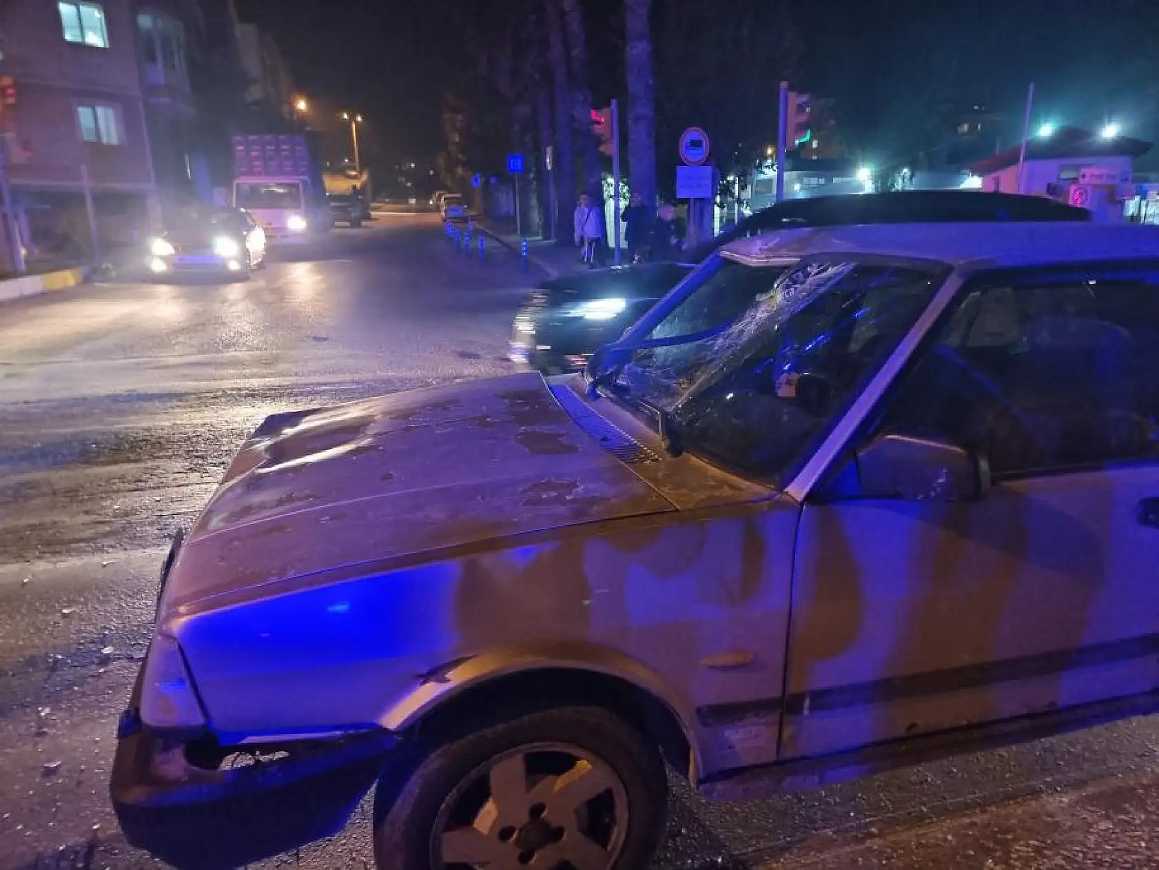 Trafik Kazasında 2 Kişi Yaralandı