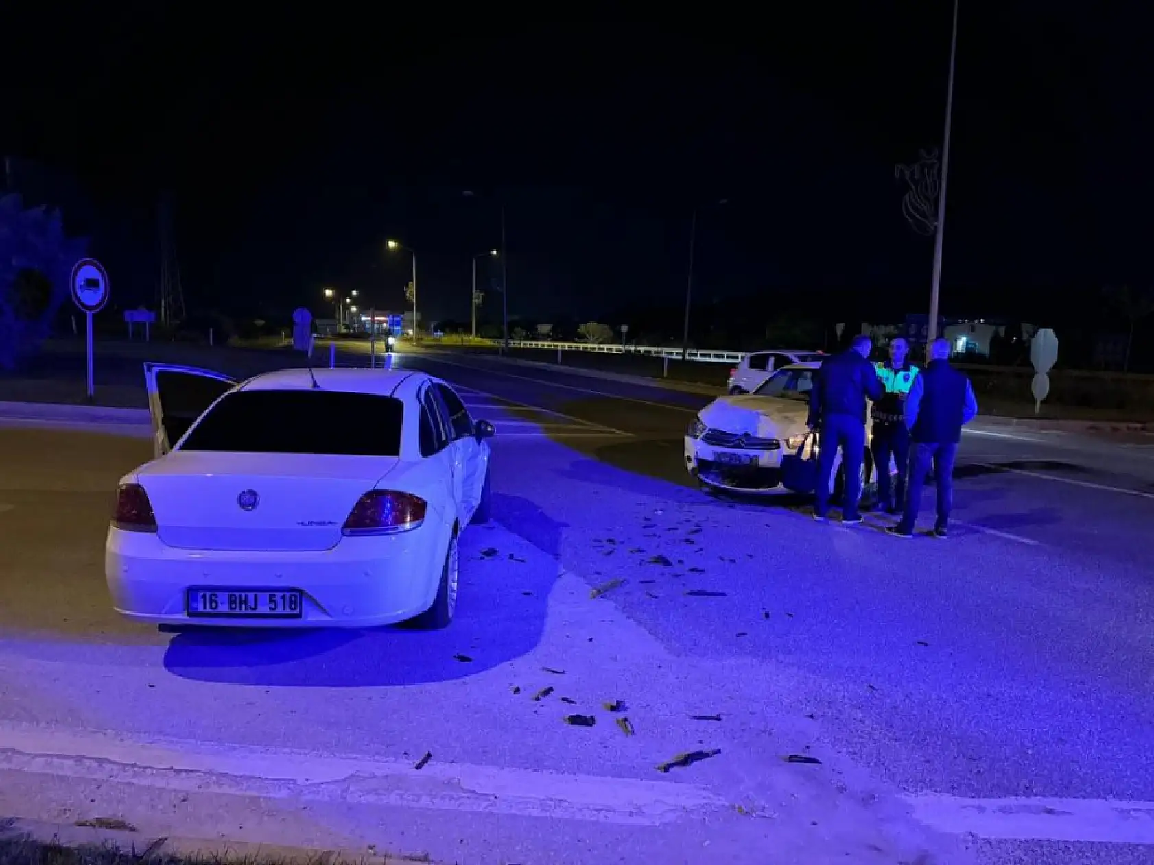Meydana gelen trafik kazasında 4 kişi yaralandı