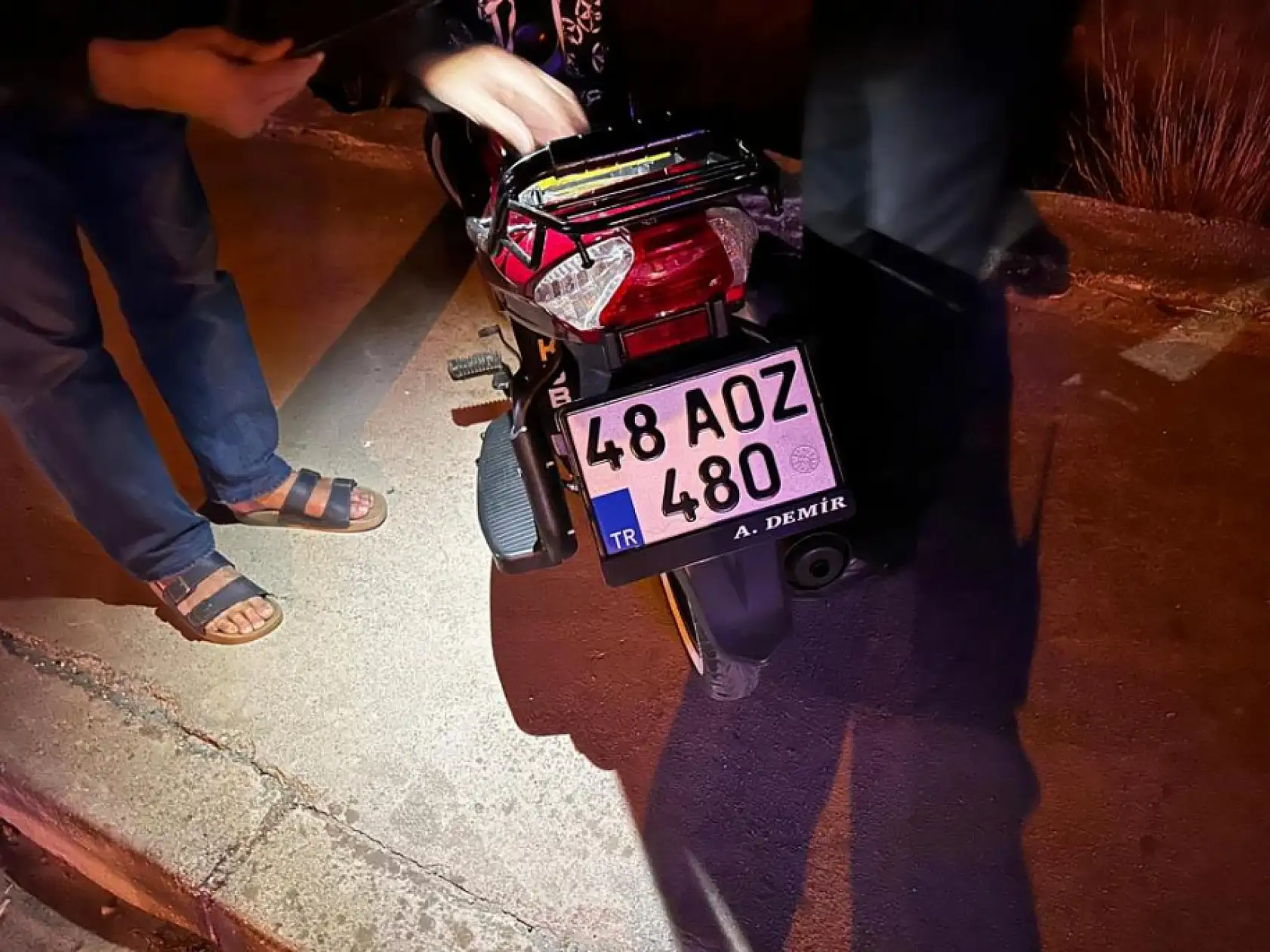 Milas'ta motosiklet kazası: 1 yaralı