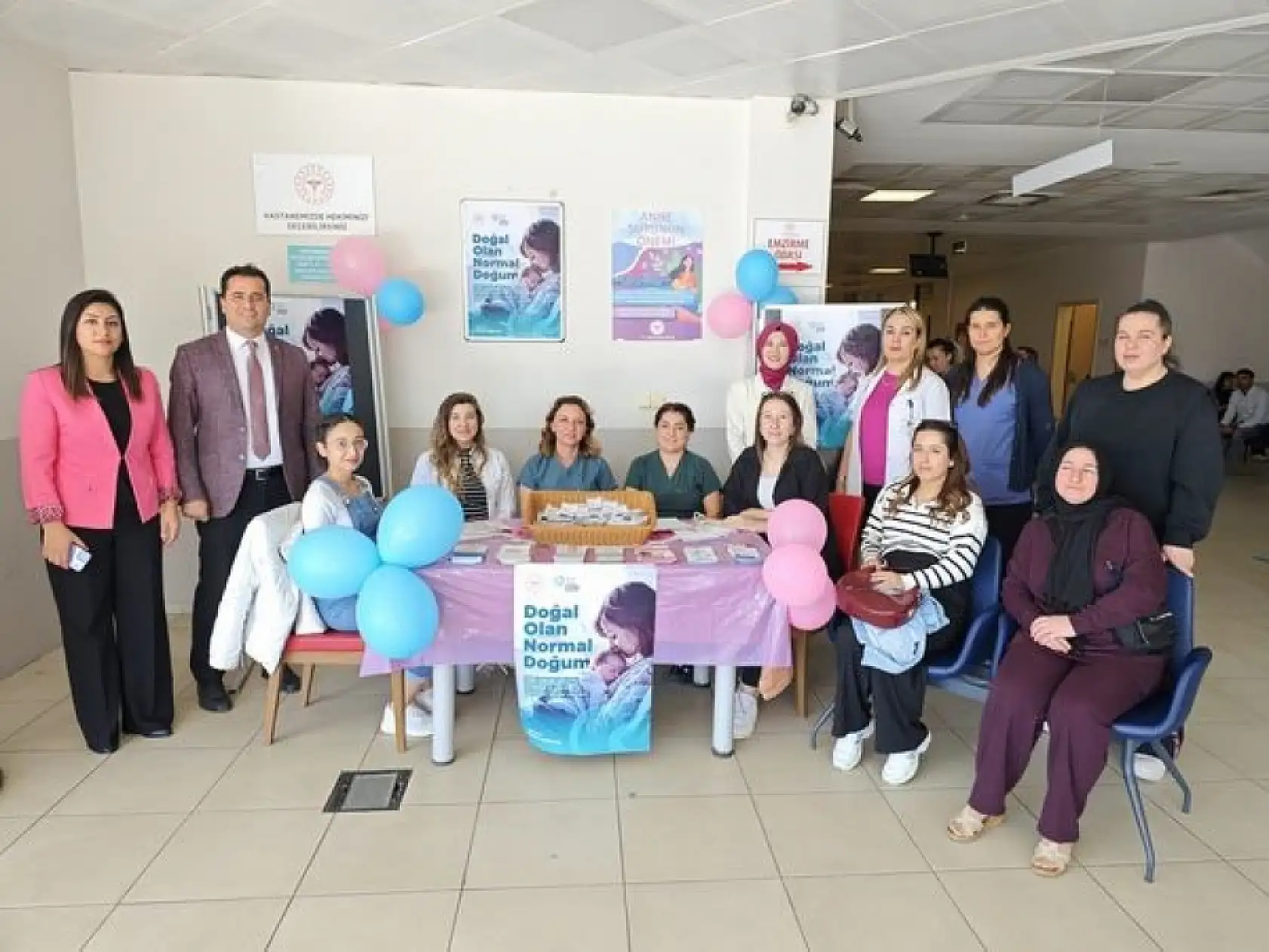 Menteşe Devlet Hastanesi'nde 'Doğal Olan Normal Doğum' temasıyla etkinlik düzenlendi