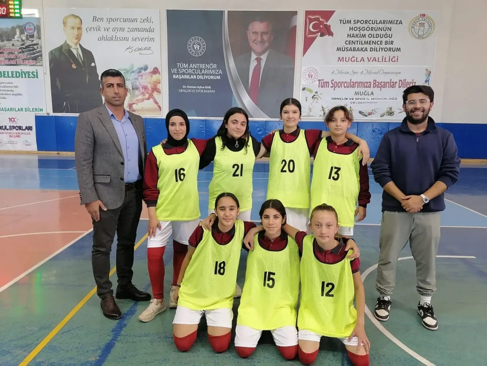 Okul sporları Futsal müsabakaları Yatağan'da başladı