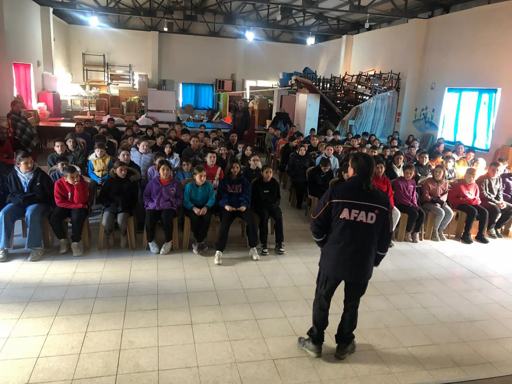 Muğla'da öğrencilere afet farkındalık eğitimi verildi