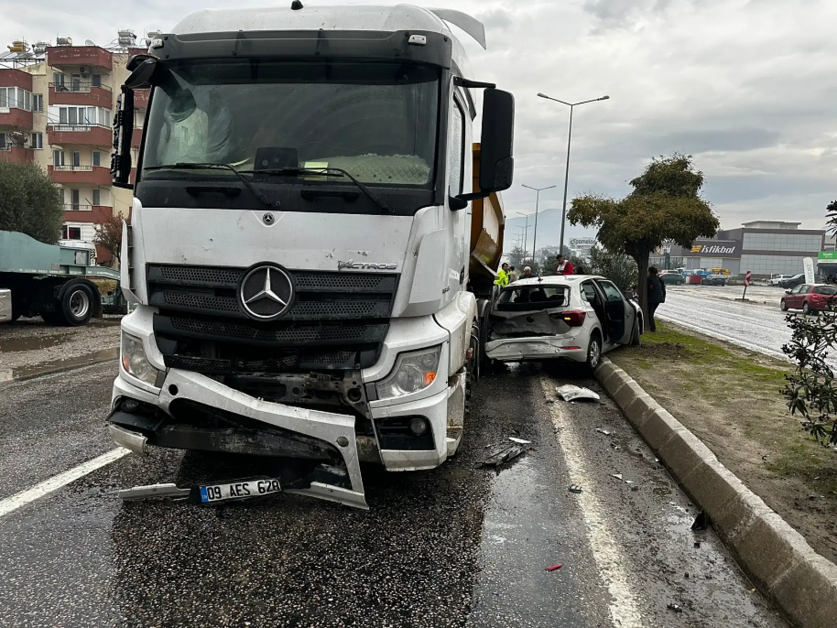 Milas'ta korkutan kaza