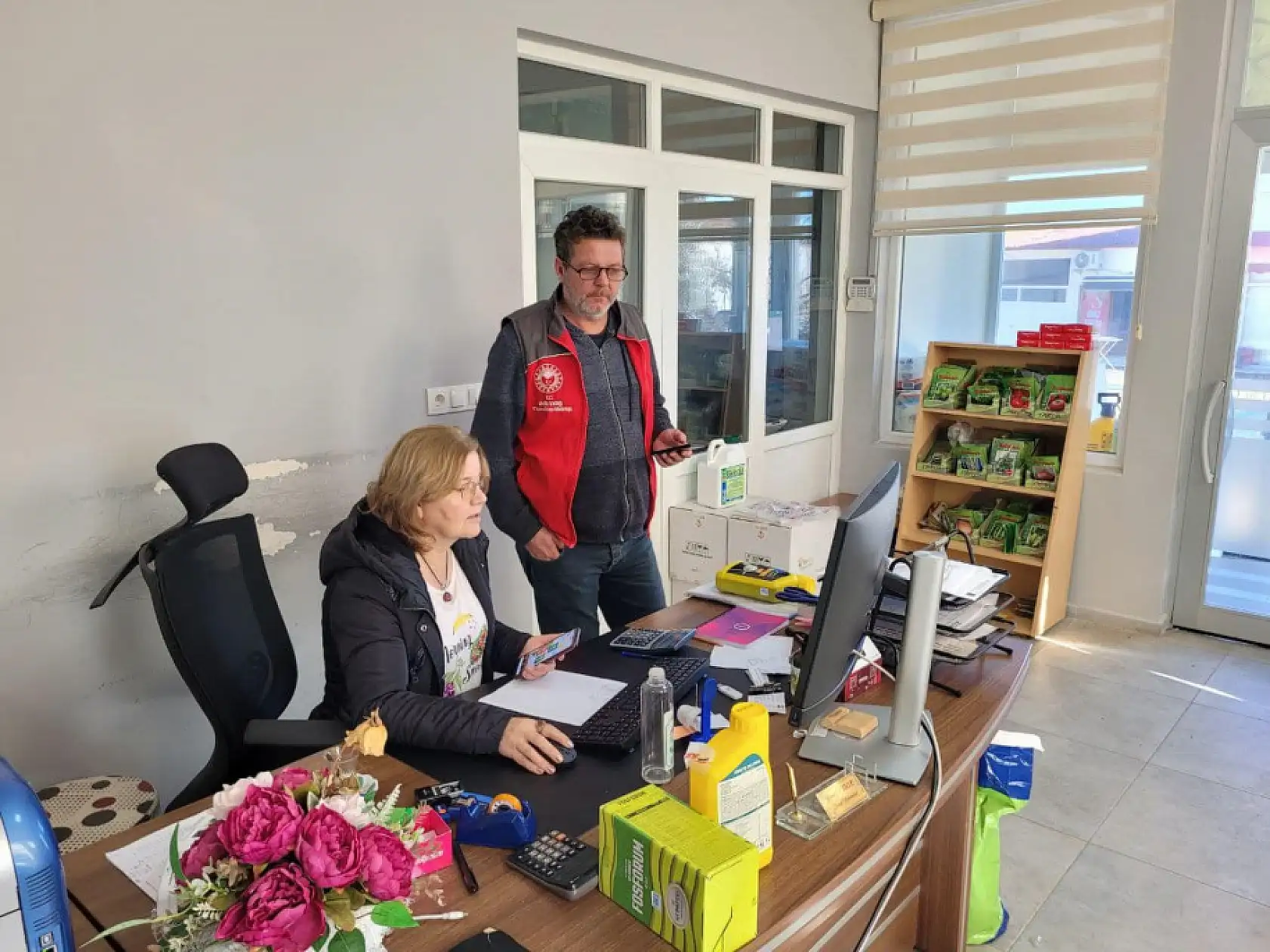 Menteşe'de gübre ve ilaç bayilerine denetim