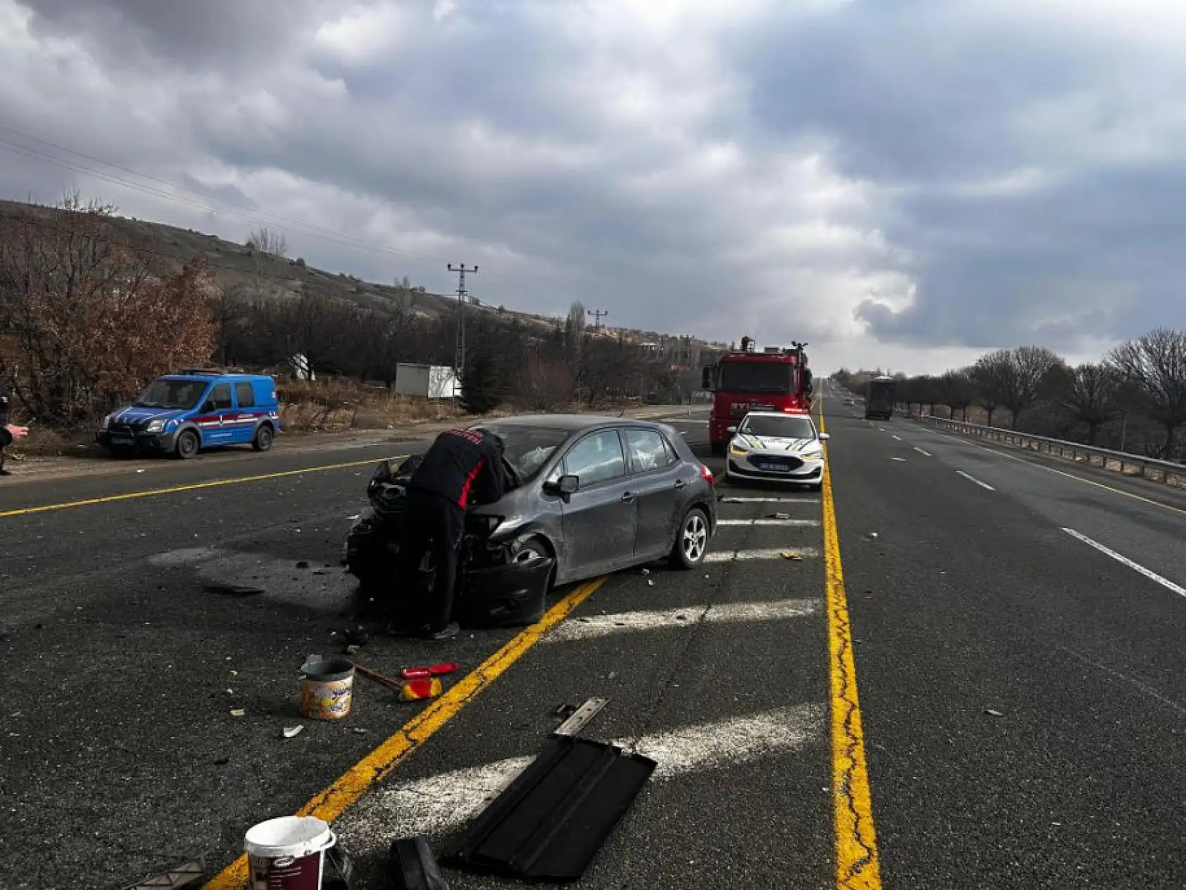 Feci trafik kazası: 2 yaralı