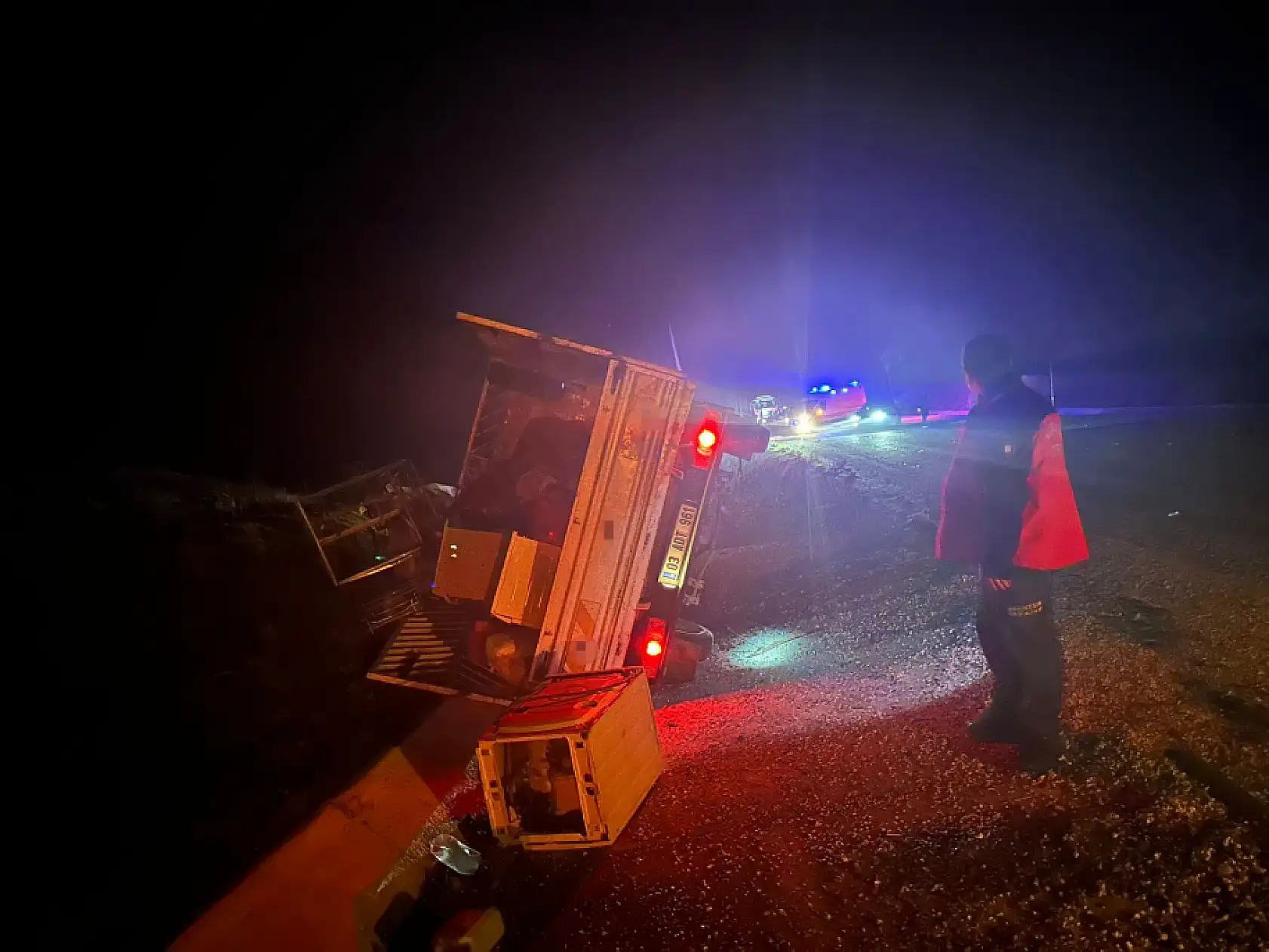 Kaza sonrası yardım için yola çıkan sürücü hayatını kaybetti
