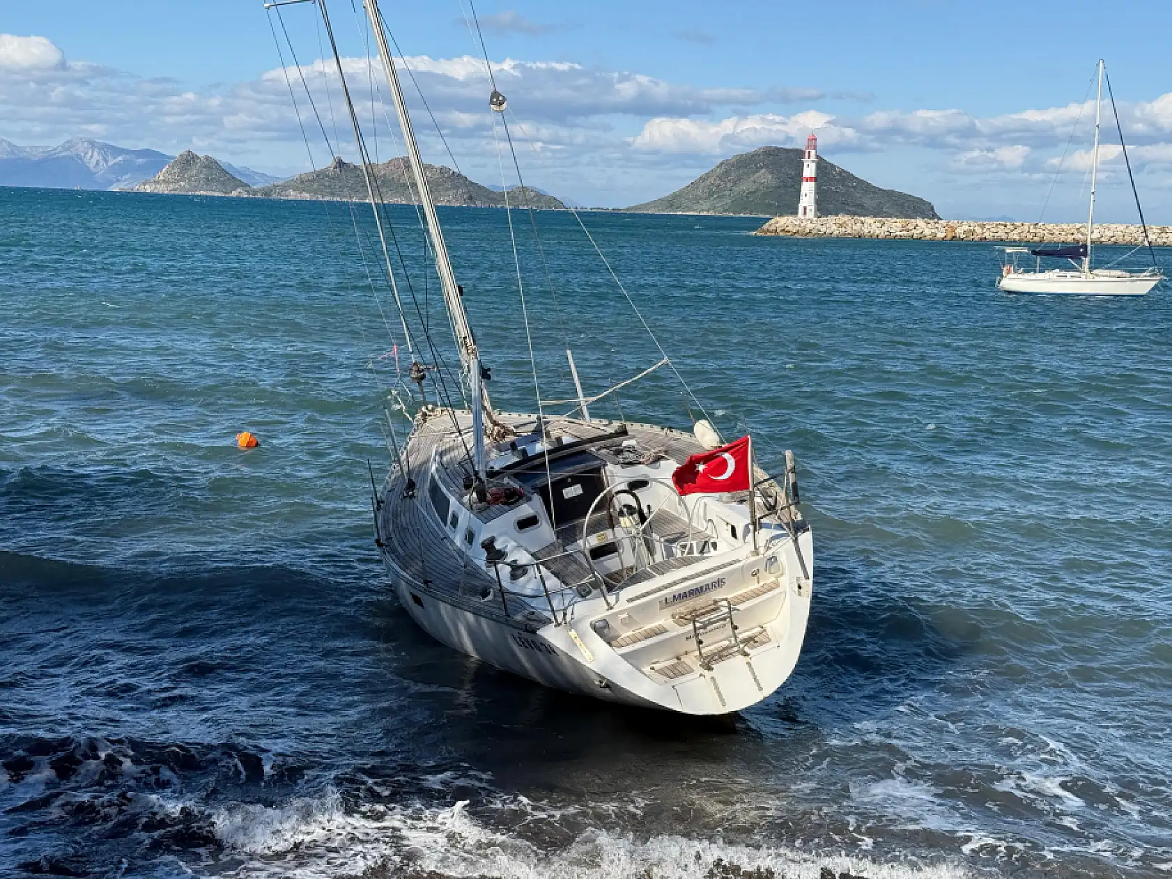 Muğla'da fırtına devam ediyor