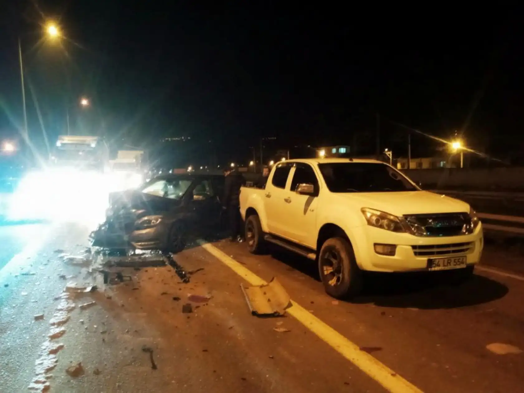 Zincirleme kaza: Vatandaş o anları spiker gibi anlattı