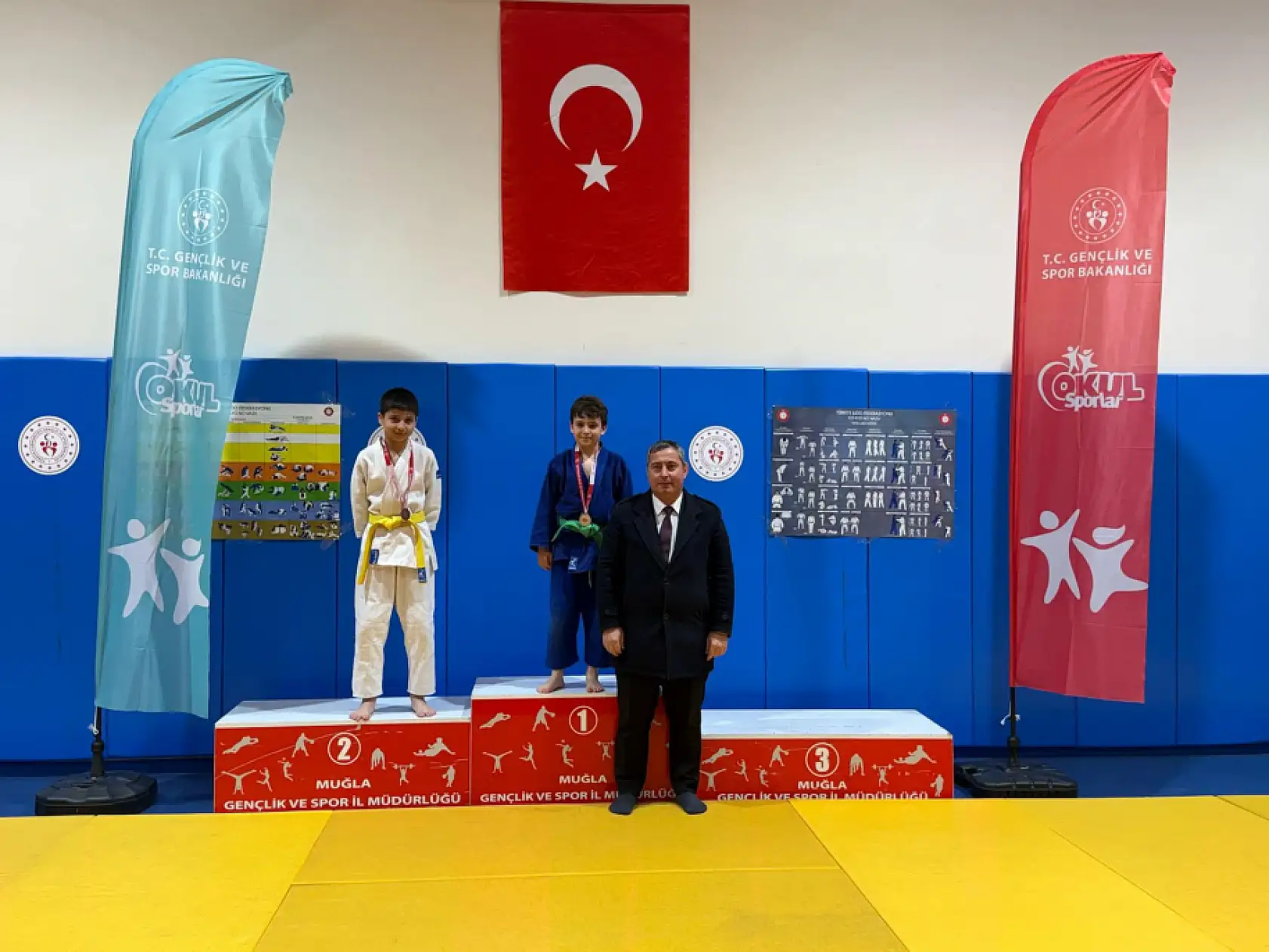 Muğla'da judo müsabakaları nefes kesti