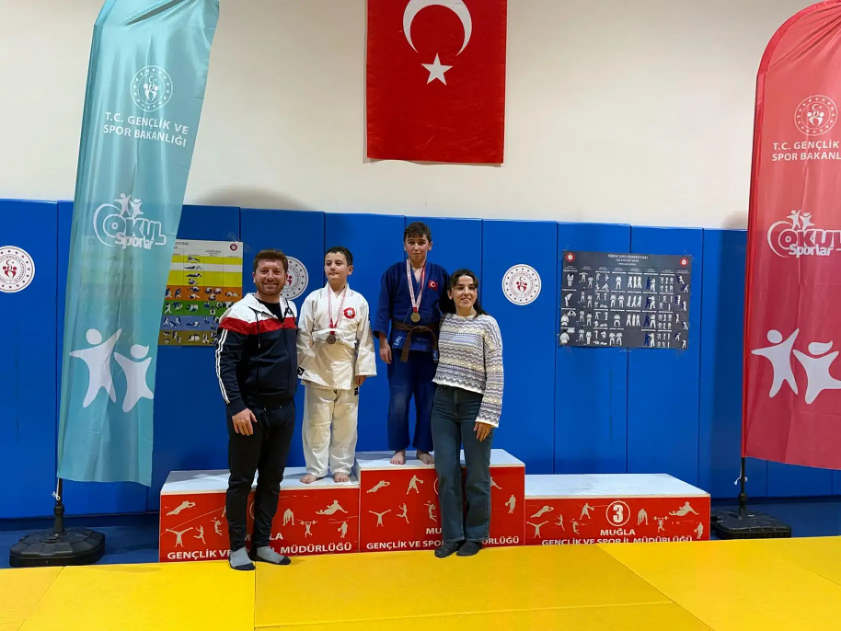 Muğla'da judo müsabakaları nefes kesti
