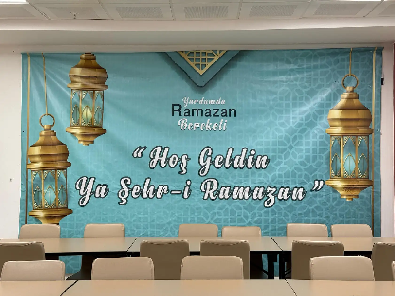 Öğrenci yurtlarında Ramazan köşeleri hazırlandı