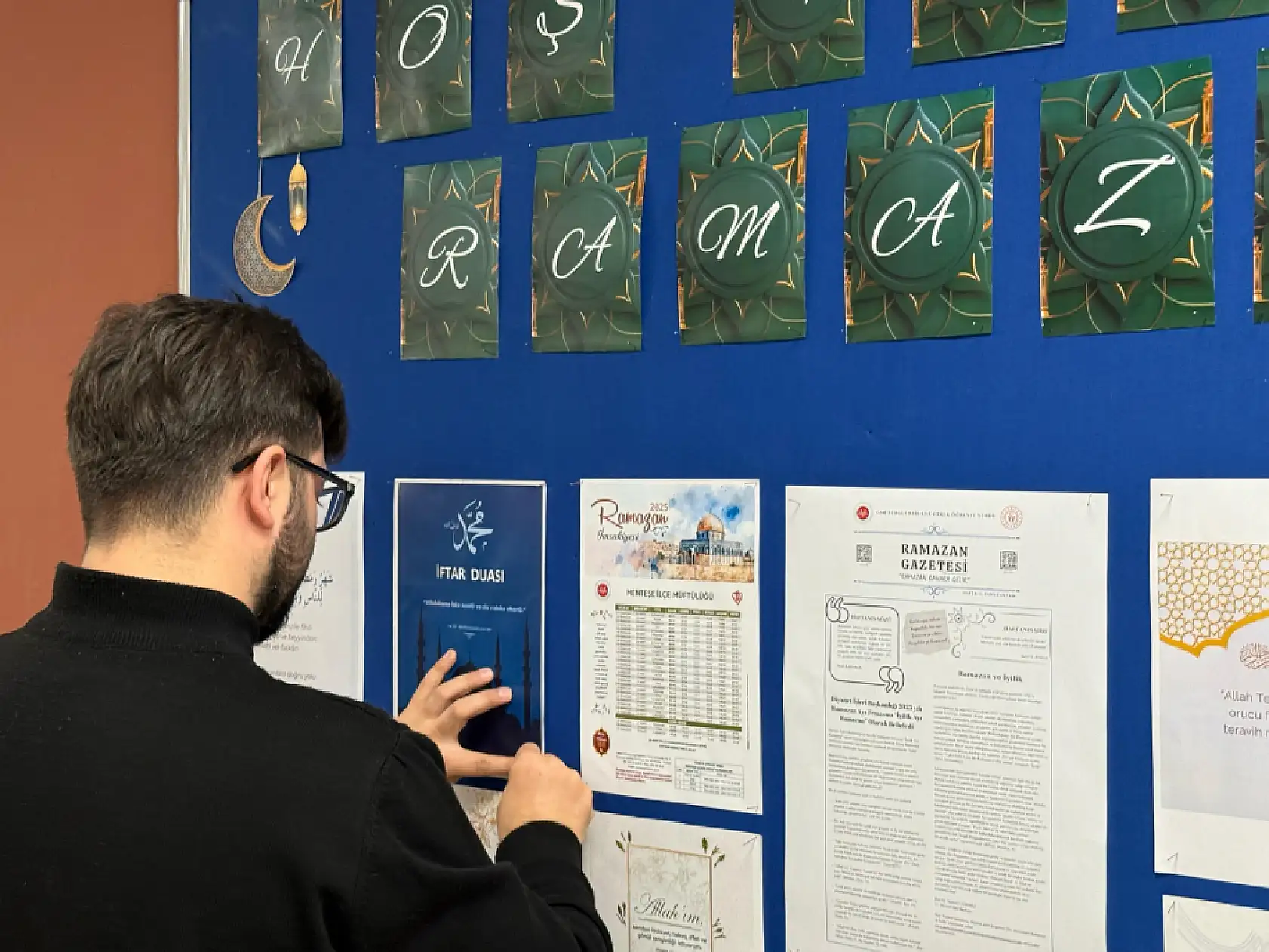 Öğrenci yurtlarında Ramazan köşeleri hazırlandı