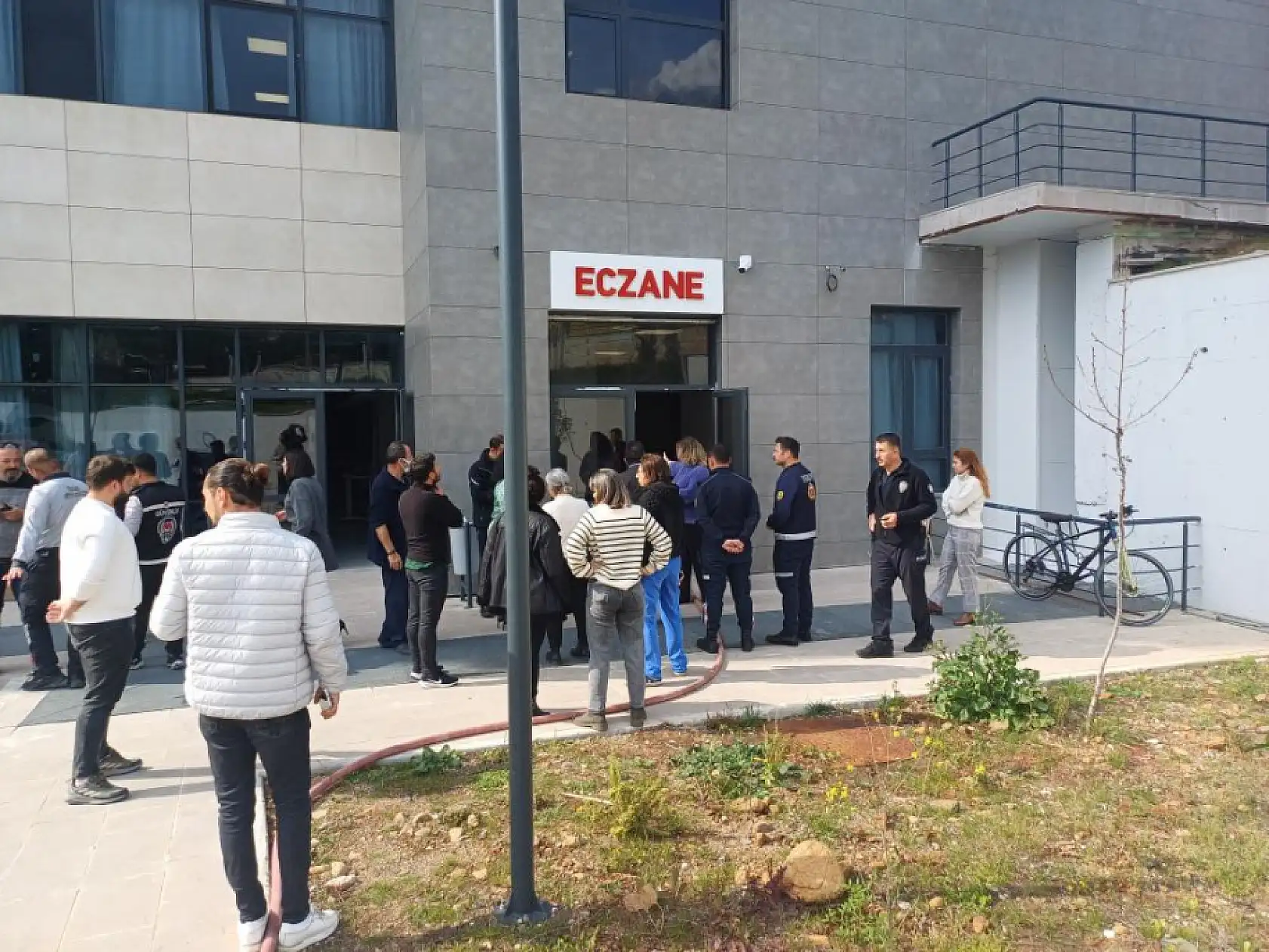 Yangın paniği! Marmaris Devlet Hastanesi tahliye edildi