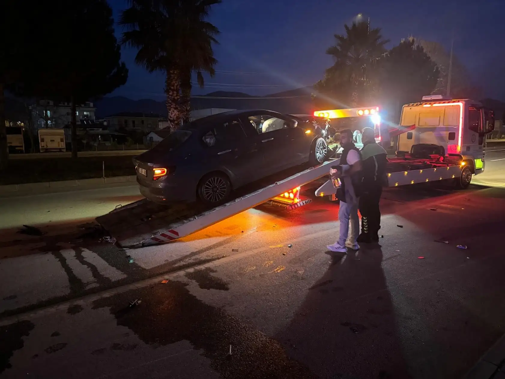 Fethiye'de otomobille motosiklet çarpıştı: 1 ölü