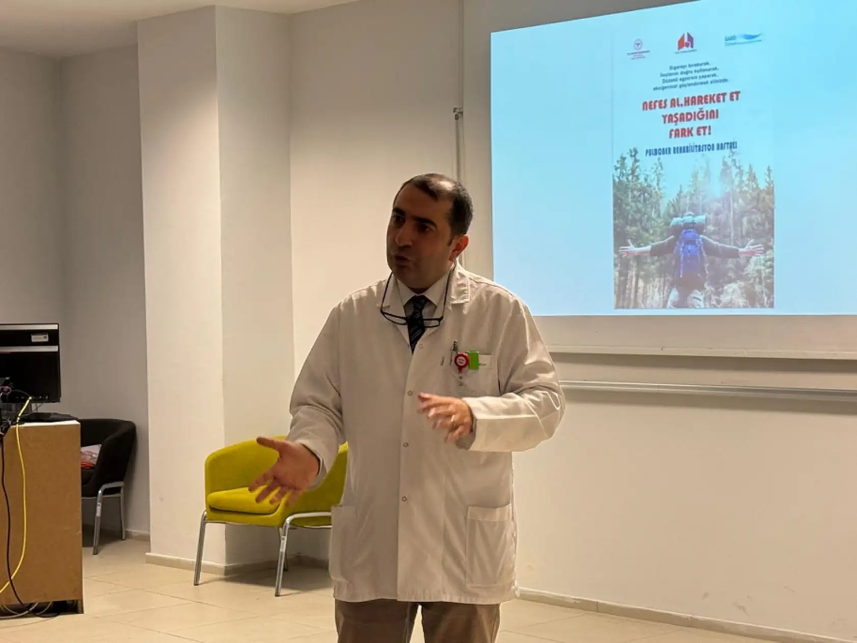 MEAH'ta pulmoner rehabilitasyon temelleri eğitimi verildi