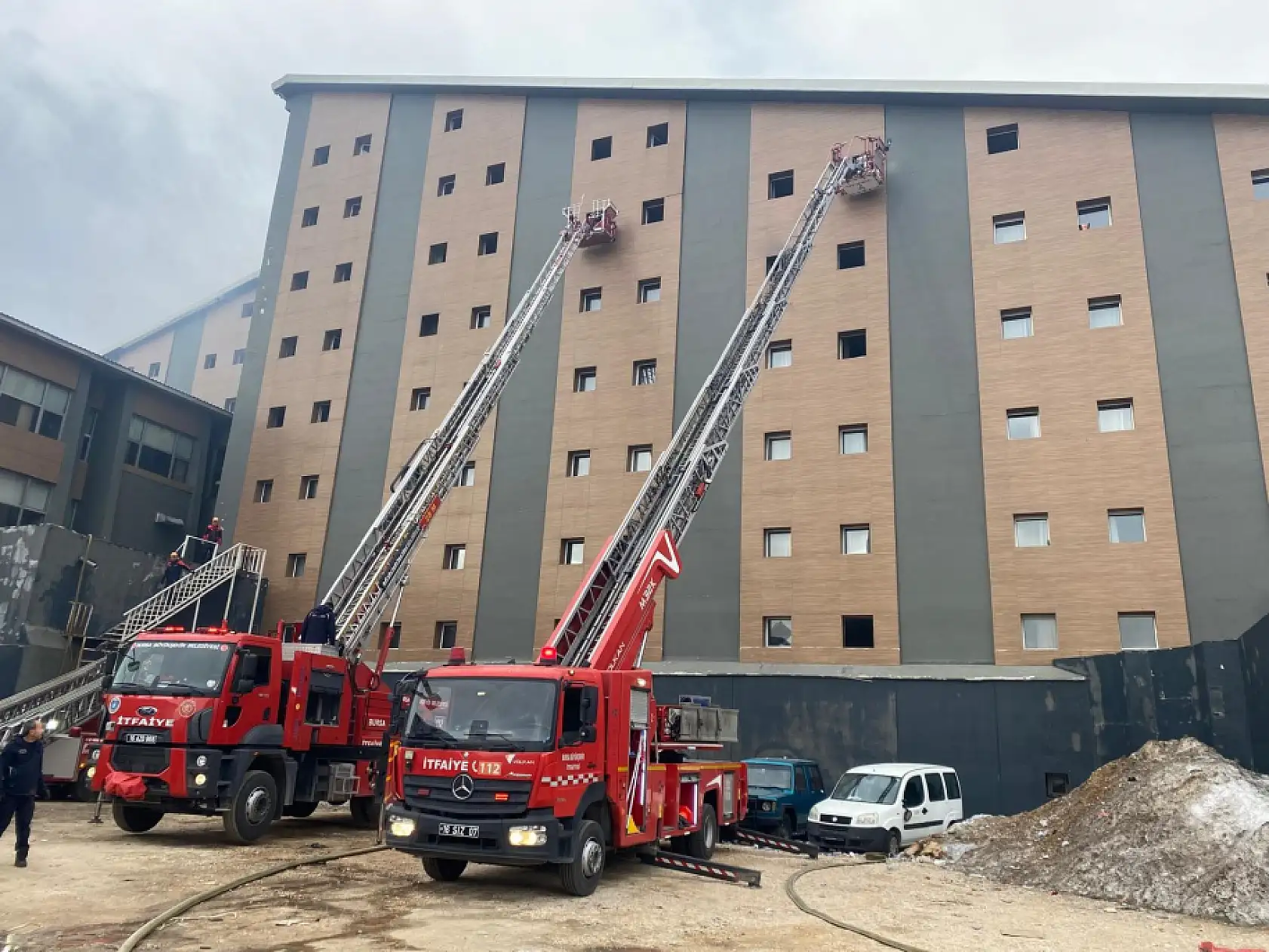 Uludağ'da Kervansaray Otel'de Yangın