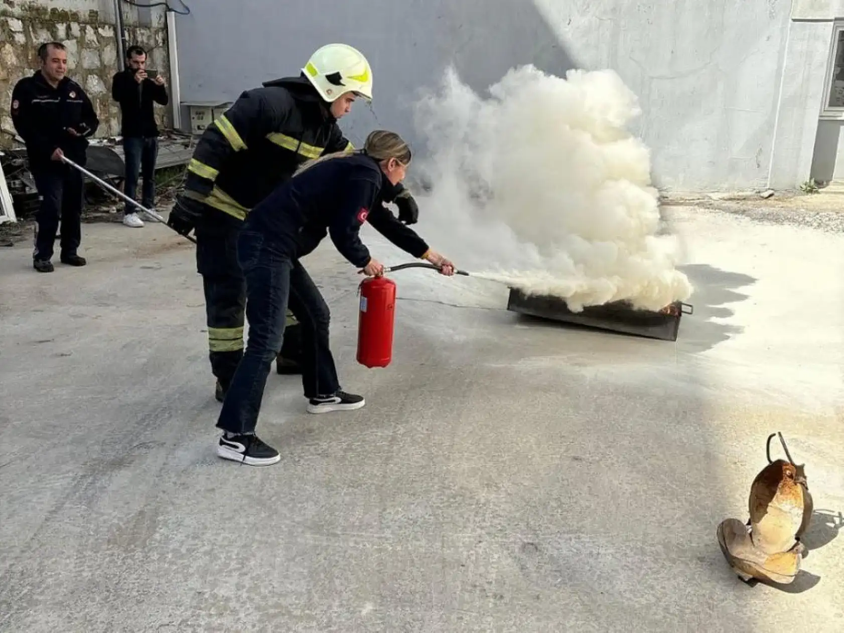 Muğla 112 personeline yangın farkındalık eğitimi