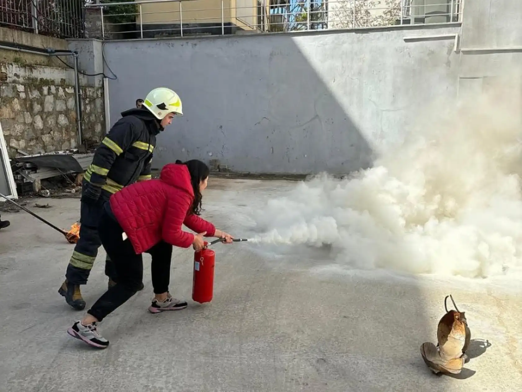 Muğla 112 personeline yangın farkındalık eğitimi