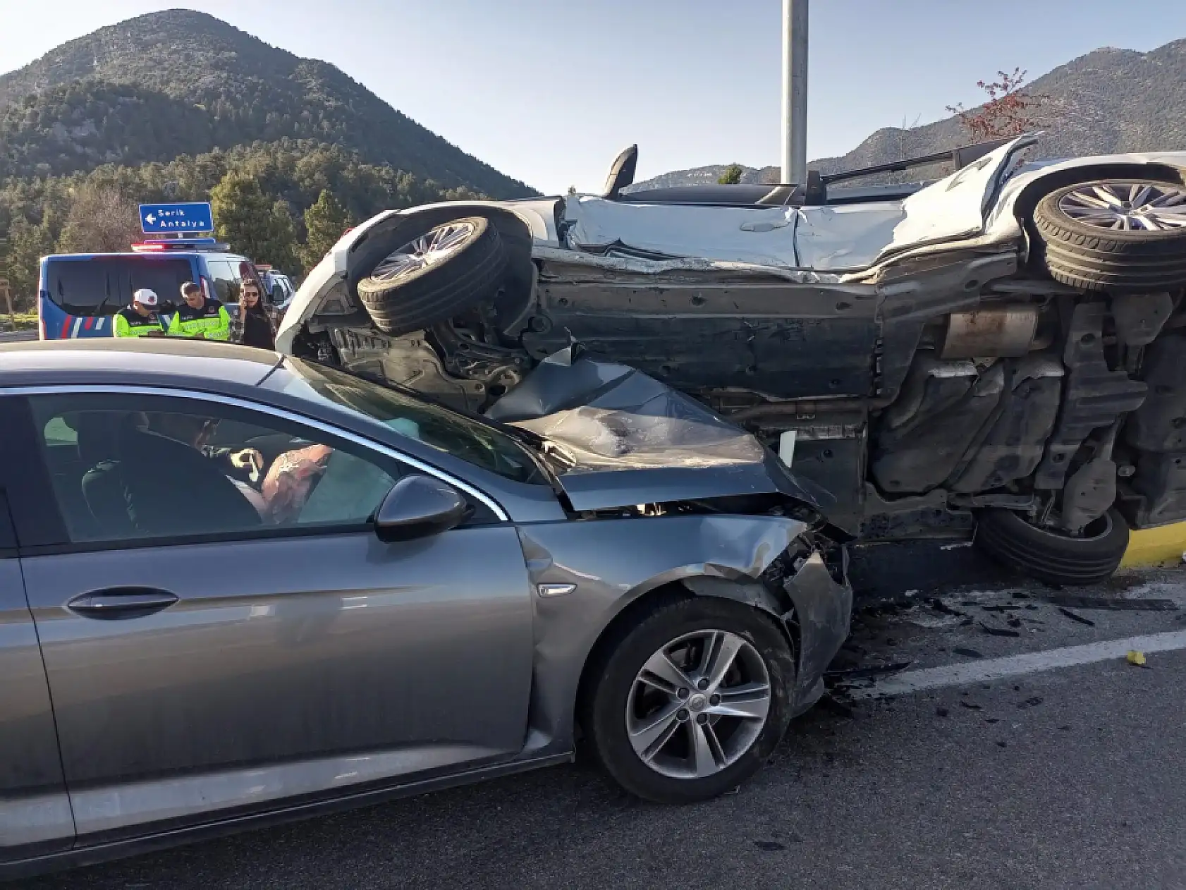 Feci trafik kazası: 2 yaralı