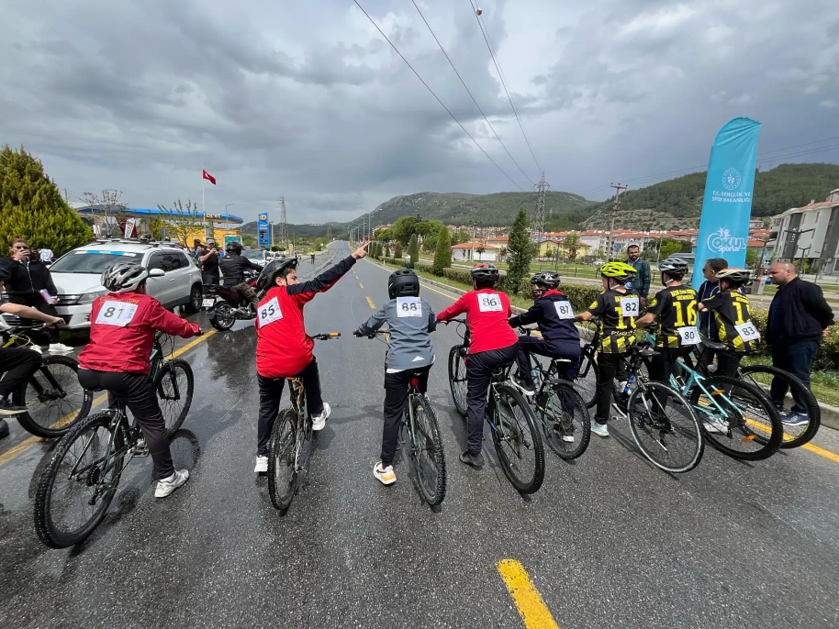 Muğla'da 87 sporcunun mücadelesi nefes kesti