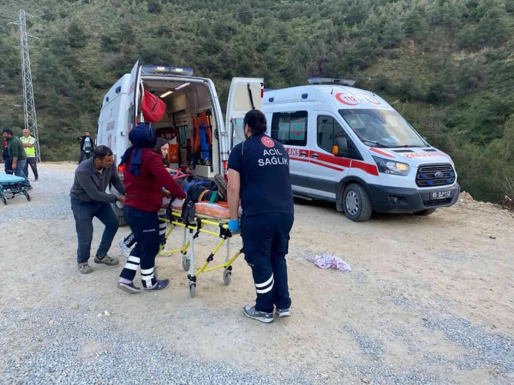 İzmir-Ankara hızlı tren hattı inşaatında kaza: 9 yaralı