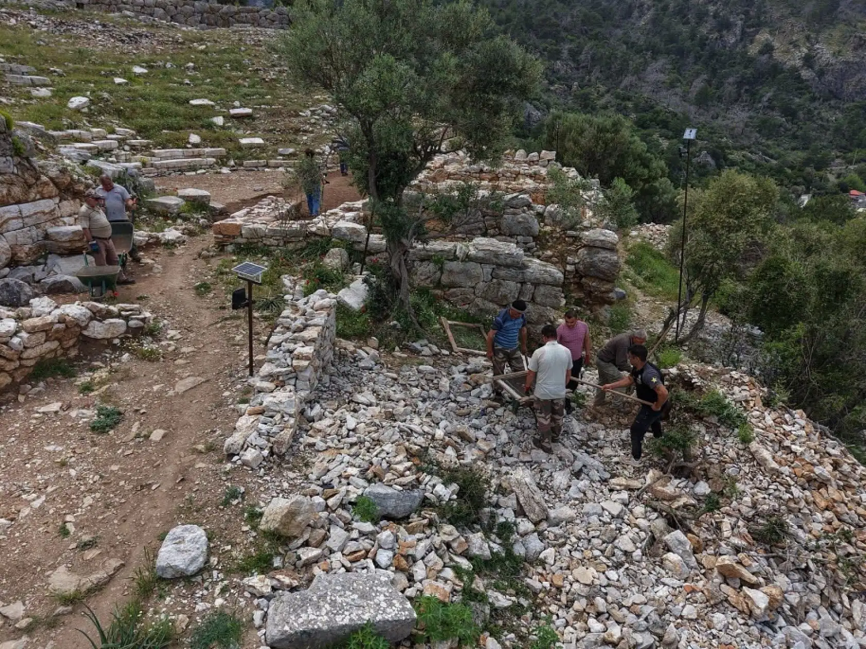 Amos Antik Kenti'nde 2025 kazı sezonu başladı