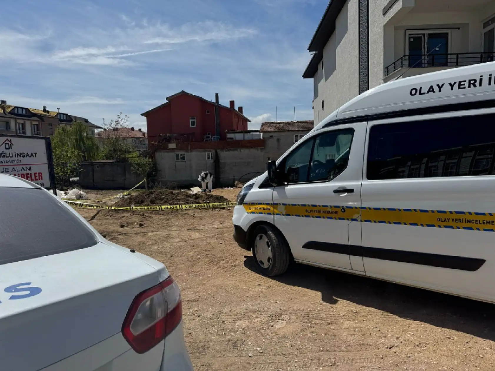 İnşaat işçilerinin bulduğu kafatası ekipleri harekete geçirdi