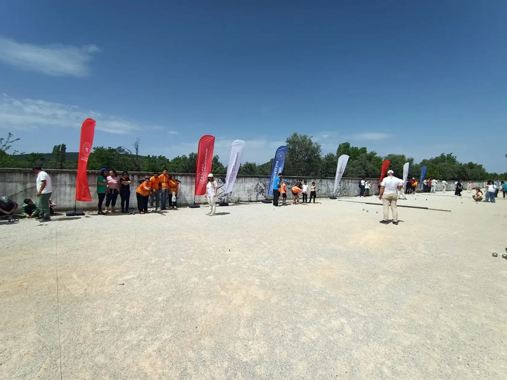 Özel sporcular bocce turnuvası renkli görüntülere sahne oldu