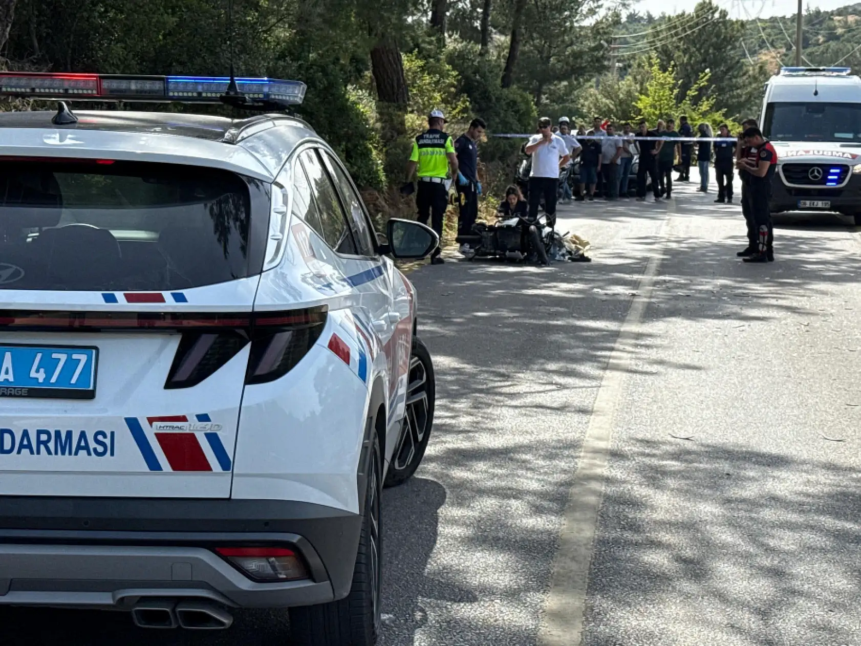 Bodrum'da feci kaza: 1 ölü, 1 yaralı