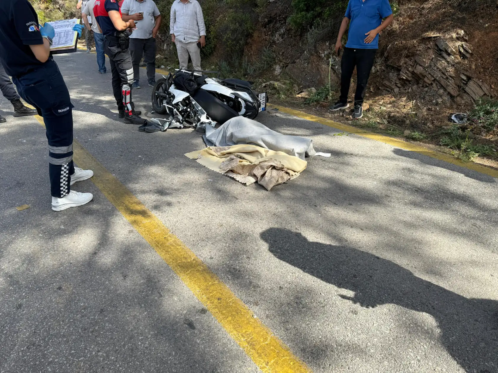 Bodrum'da feci kaza: 1 ölü, 1 yaralı