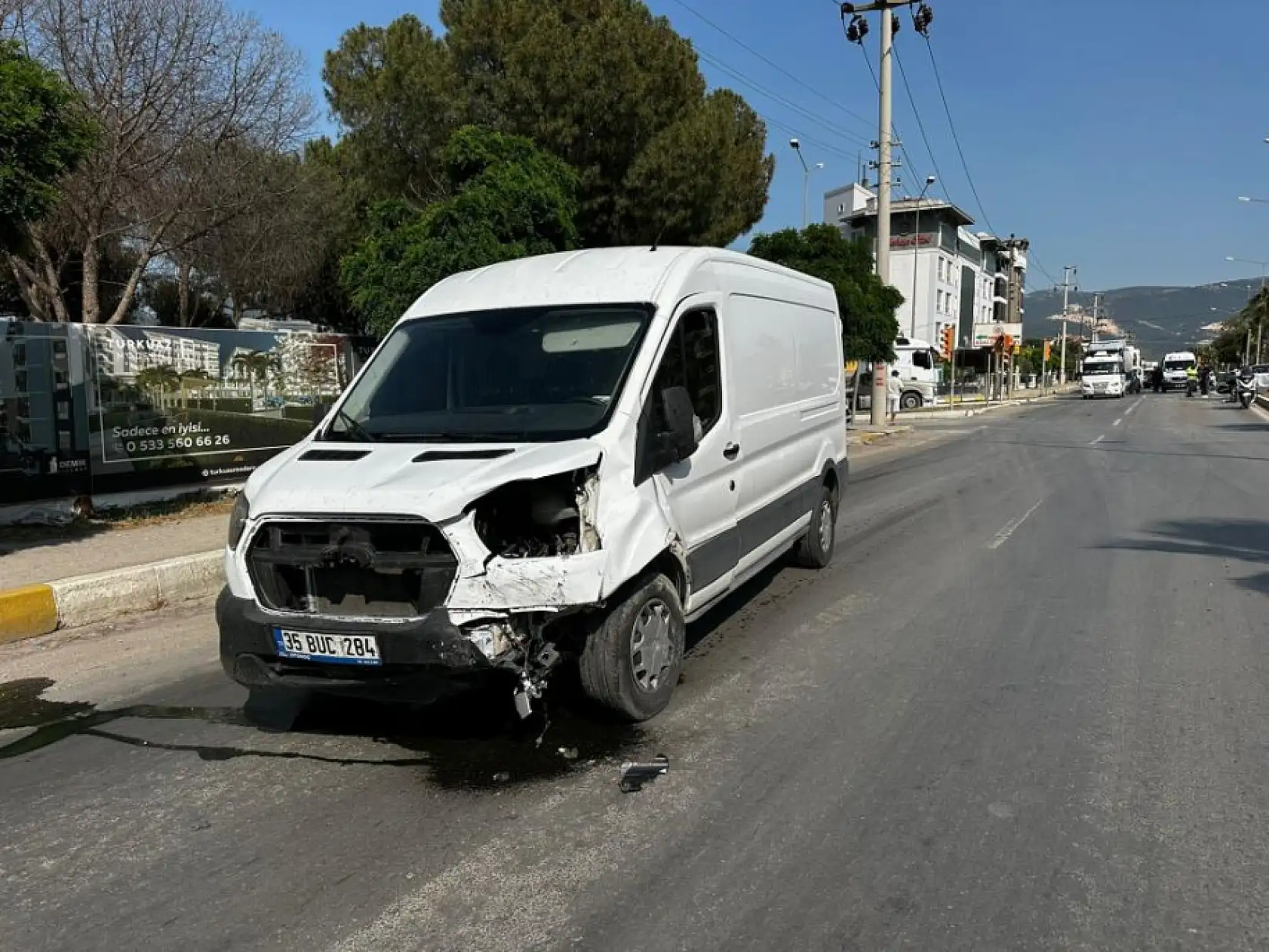 Milas'ta trafik kazası: 1 yaralı