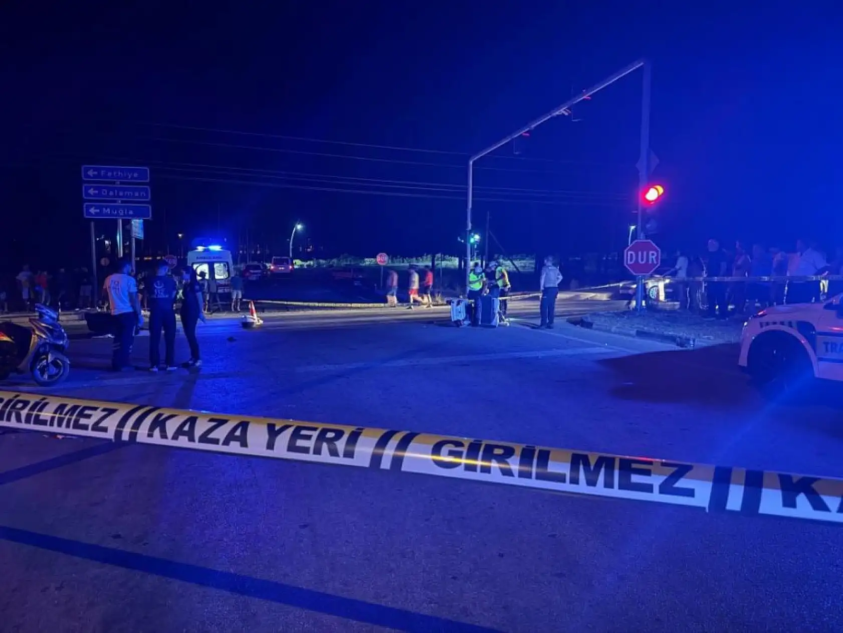 Fethiye'de tırla çarpışan motosiklet sürücüsü hayatını kaybetti