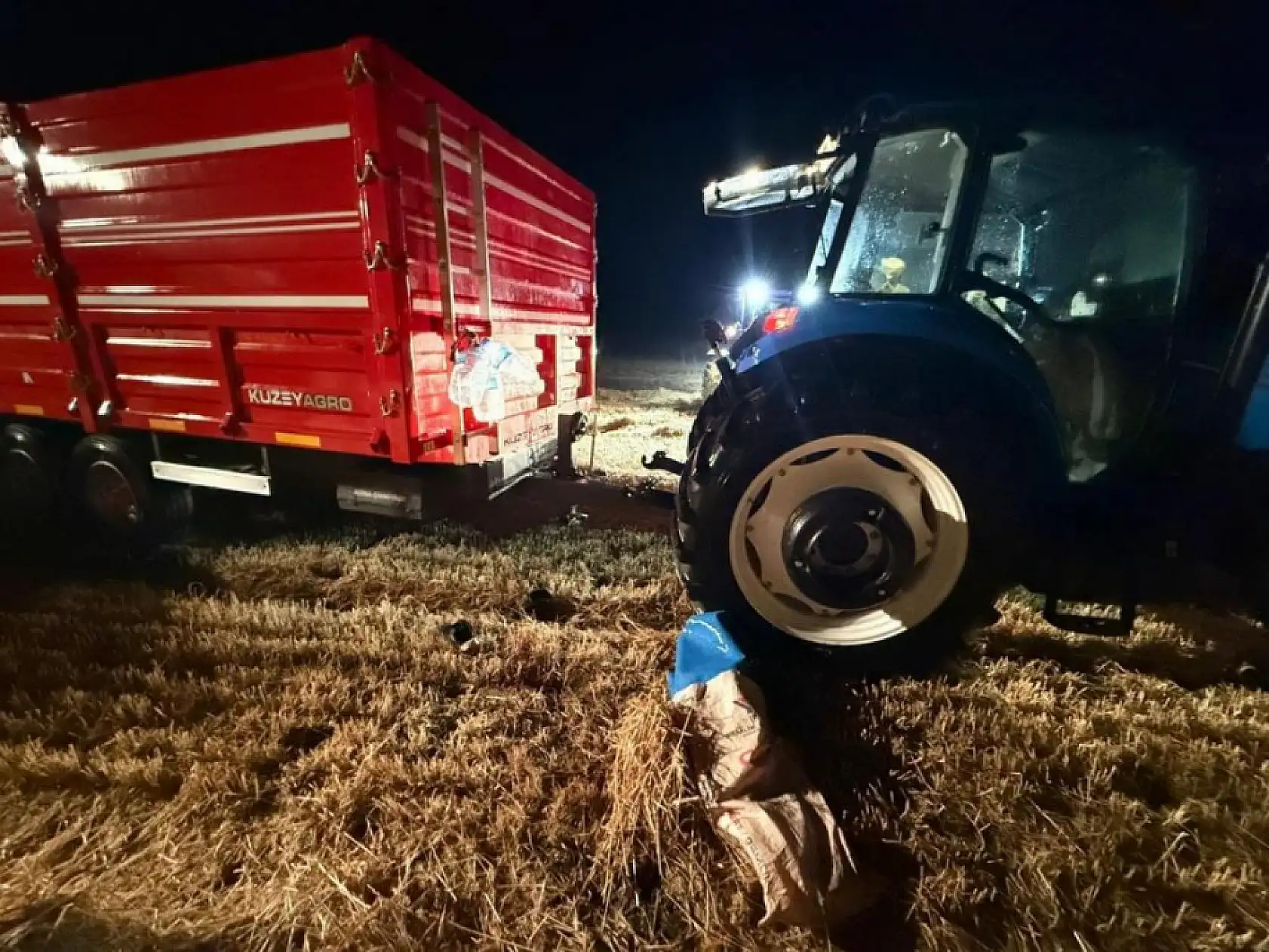 72 yaşındaki sürücü traktörden düştü, hayatını kaybetti!