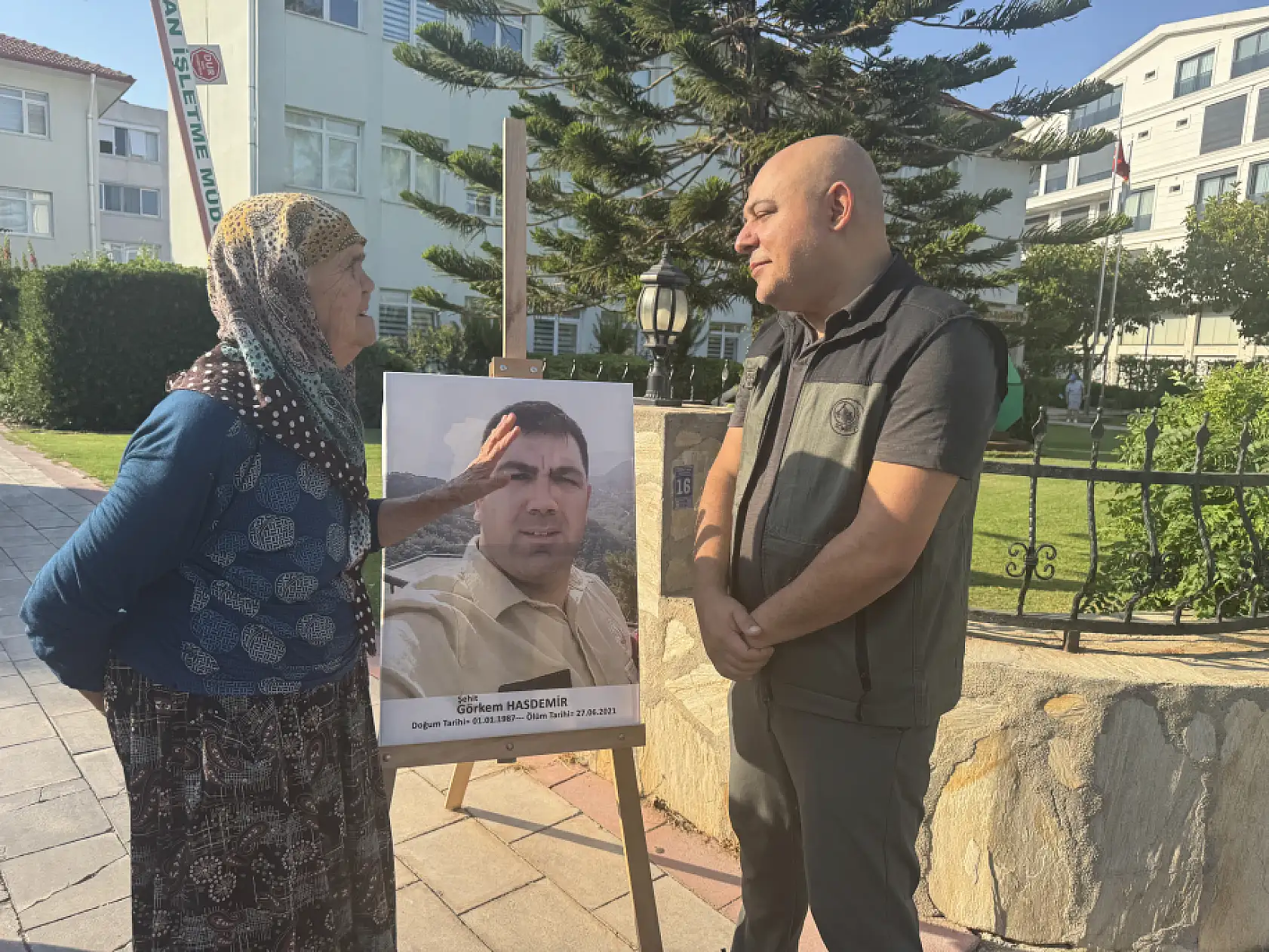 Marmaris'te şehit olan orman işçisi Görkem Hasdemir dualarla anıldı