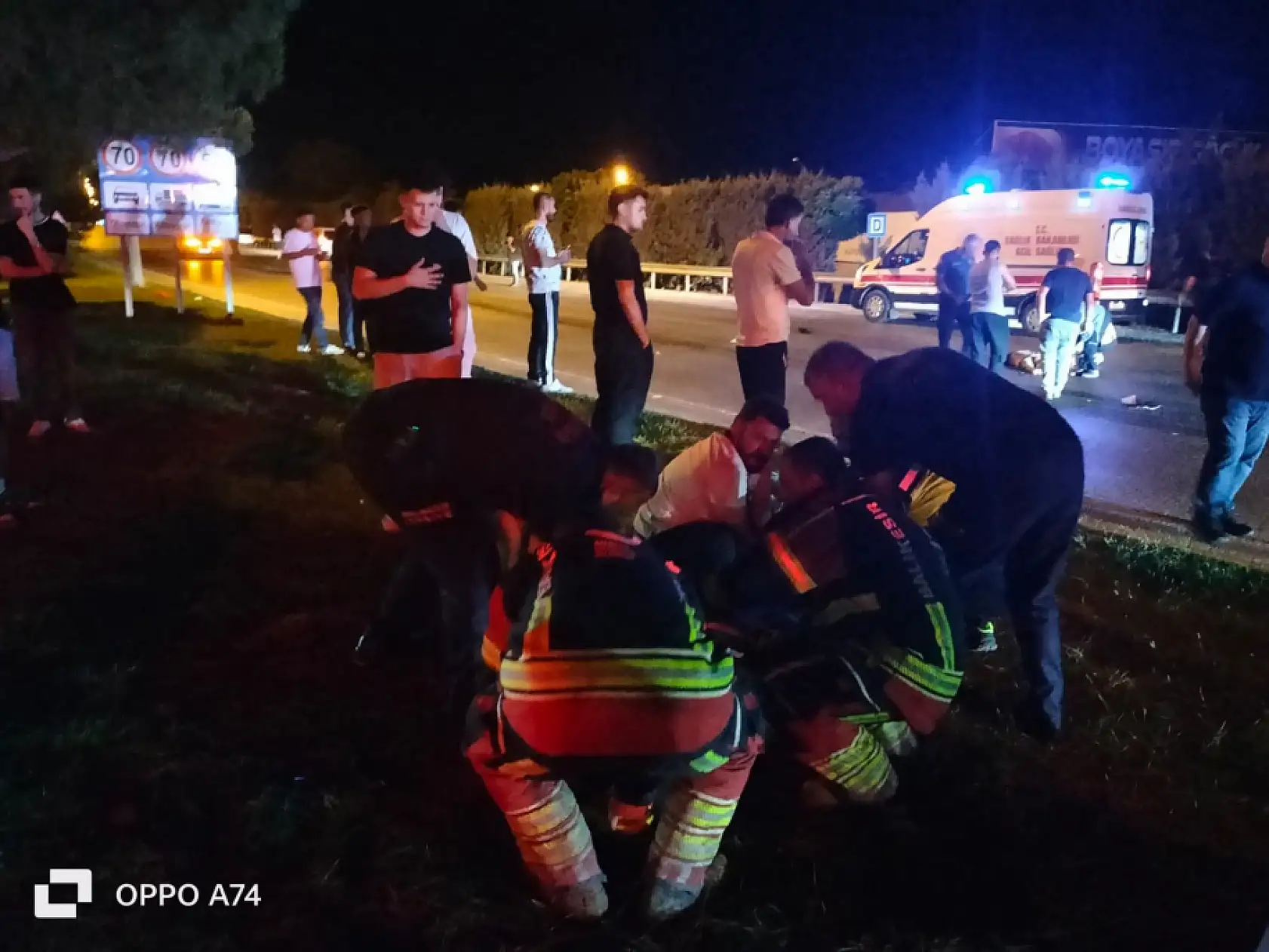 Motosikletle otomobil kaza yaptı: 1ölü, 1 yaralı