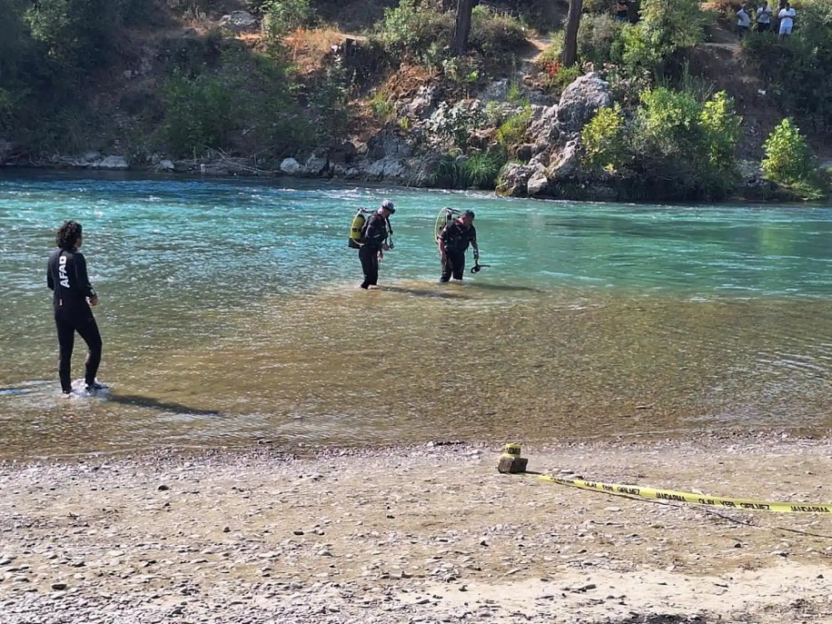 Irmağa düşen topu almak isterken akıntıya kapılan lise öğrencisinden acı haber