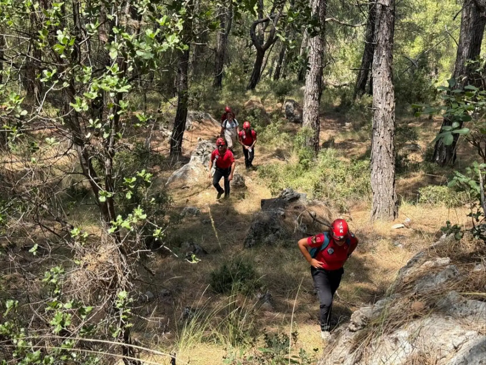 Fethiye'de ormanlık alanda kaybolan Rus turist bulundu