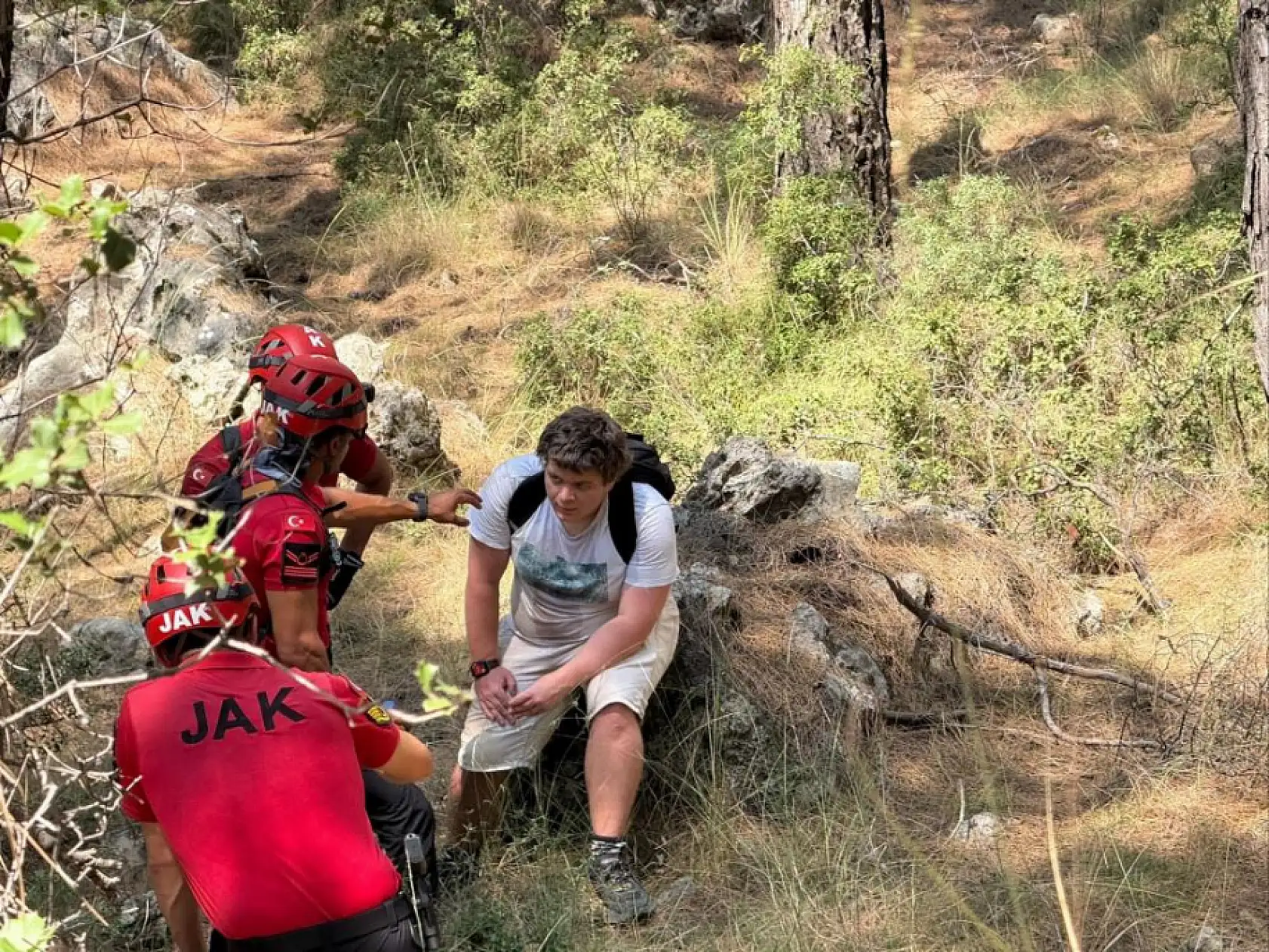 Fethiye'de ormanlık alanda kaybolan Rus turist bulundu