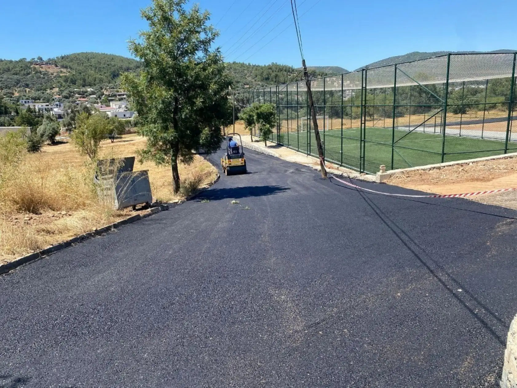 Bodrum'da yol bakım, onarım ve yenileme çalışmaları devam ediyor